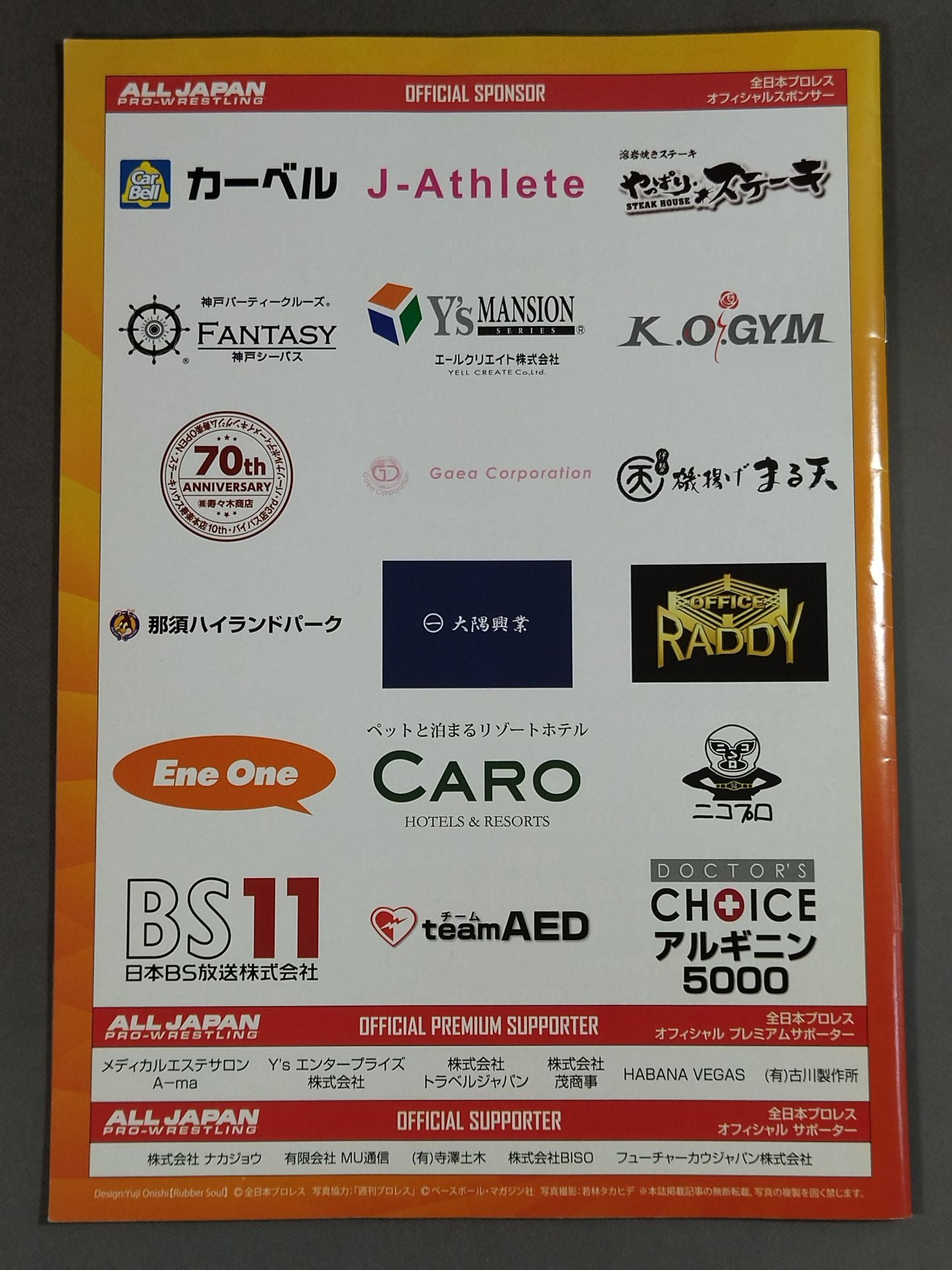 [2 fighters hand signed autograph 2018 Real World Tag League