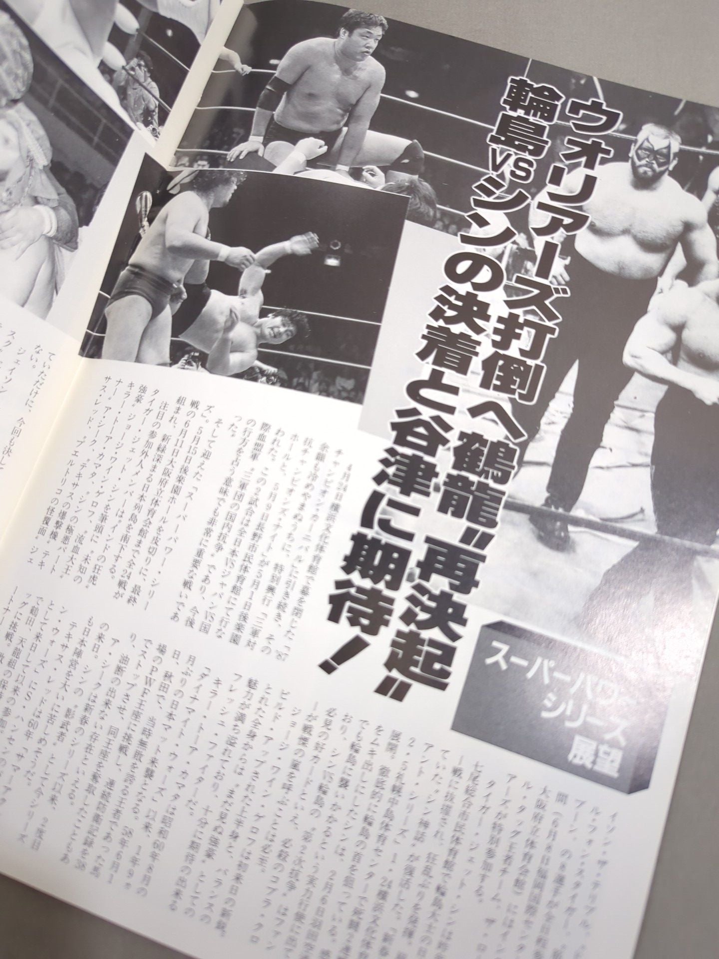 ★輪島vsアニマル★ 創立15周年記念 87スーパーパワー・シリーズ