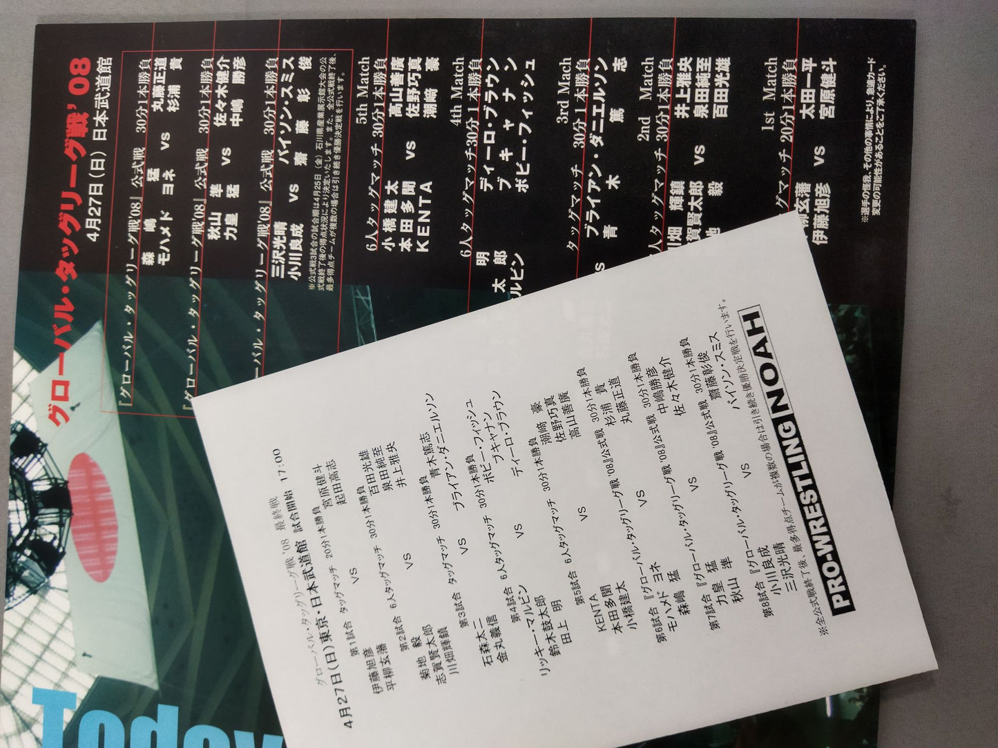 2008グローバル・タッグリーグ戦 / GLOBAL TAG TEAM LEAGUE08