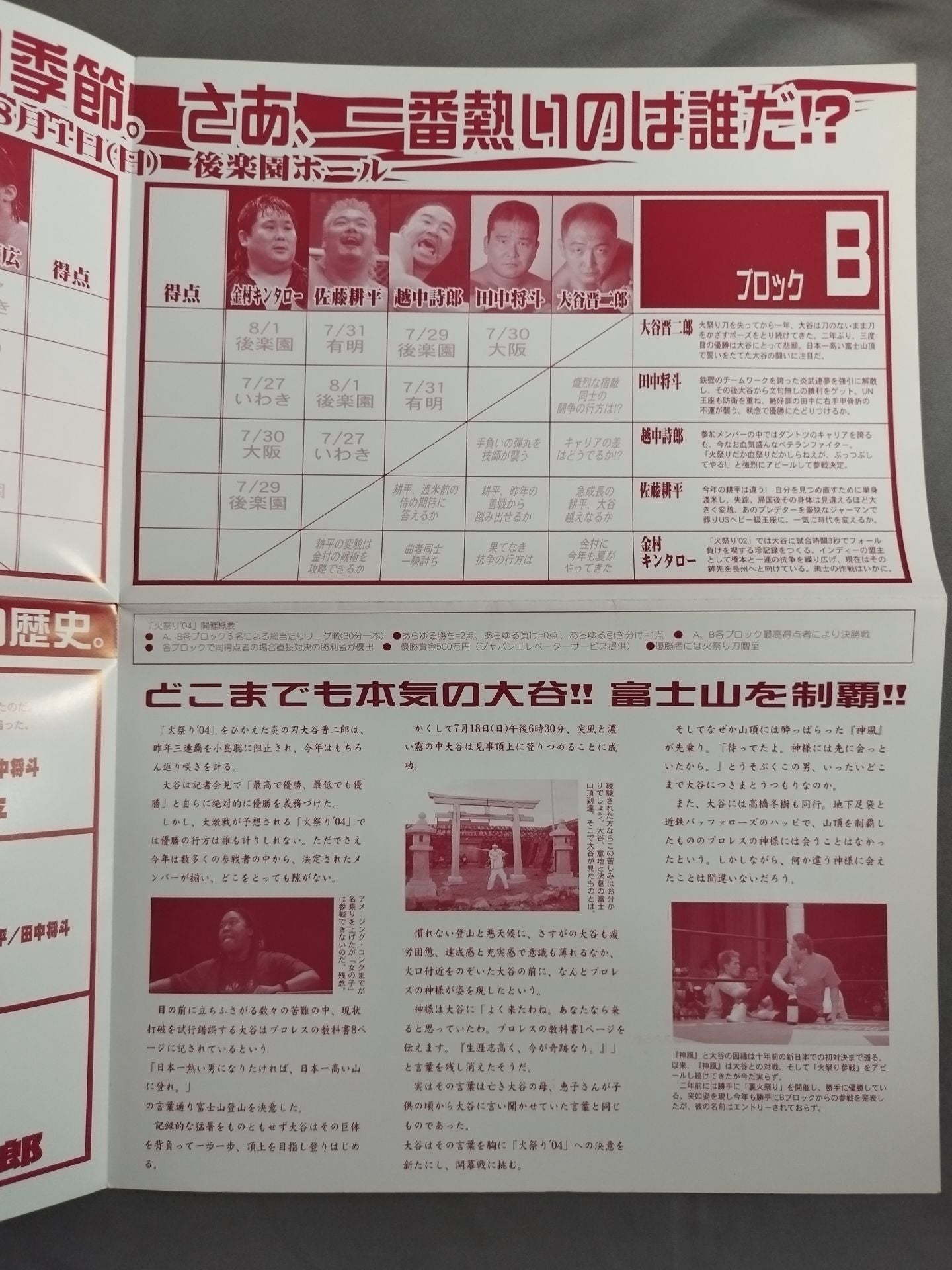 ZERO-ONE MAGAZINE VOL.16 / Fire Festival '04