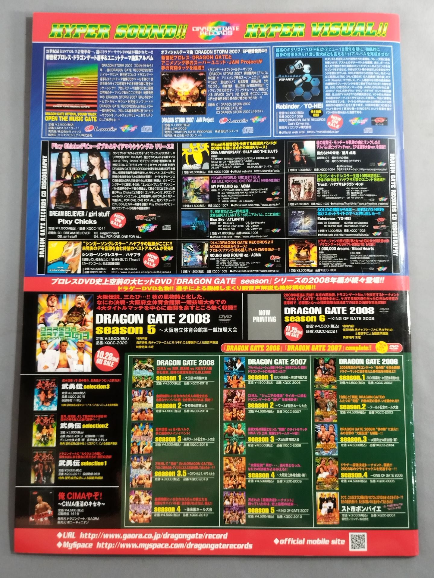 2009ドラゴンゲート オフィシャルパンフレット Vol.13