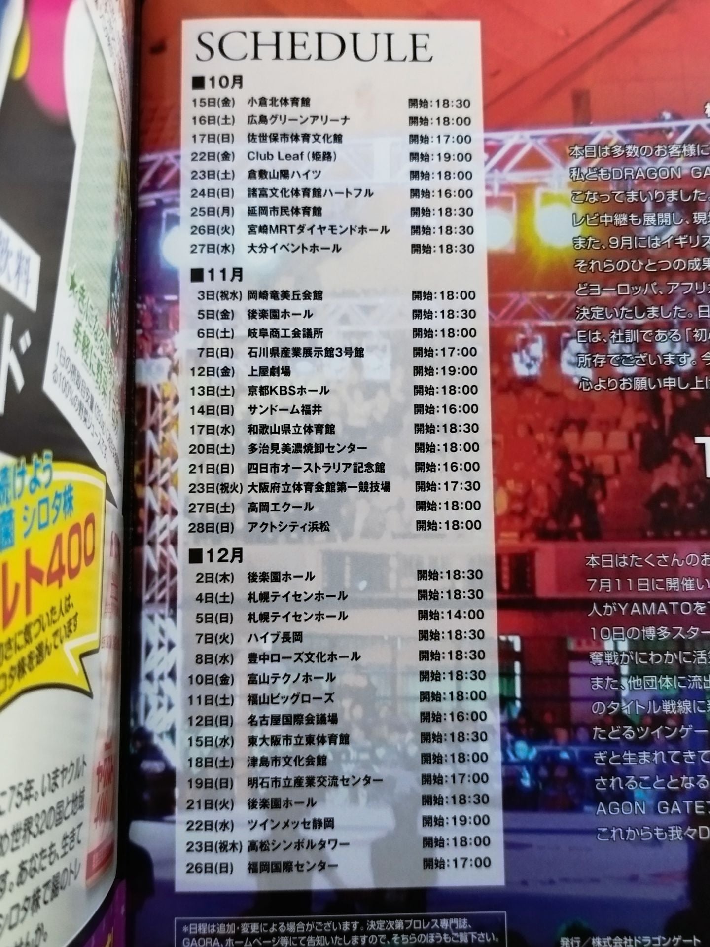 2010ドラゴンゲート オフィシャルパンフレット Vol.17