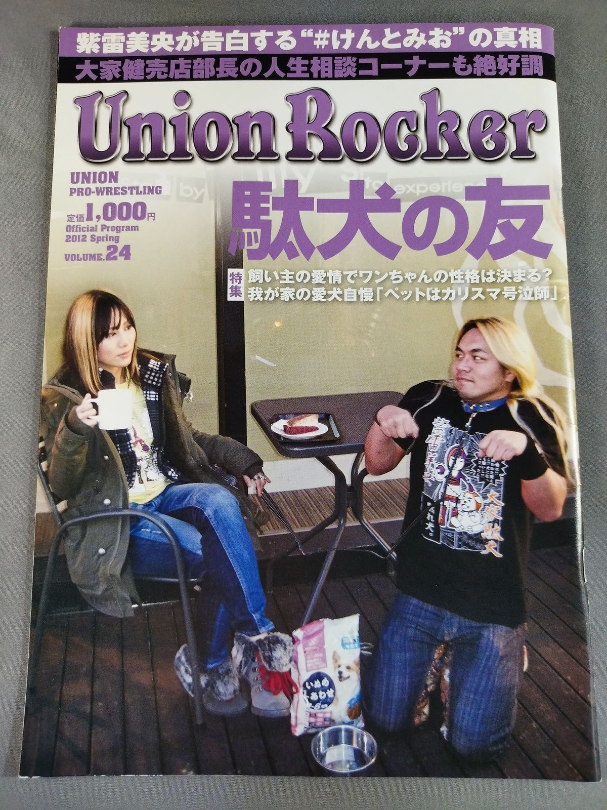 ★ディーノvsアントン KO-D戦★ DDT&ユニオン オフィシャルプログラム 2012年春季号 Vol.24