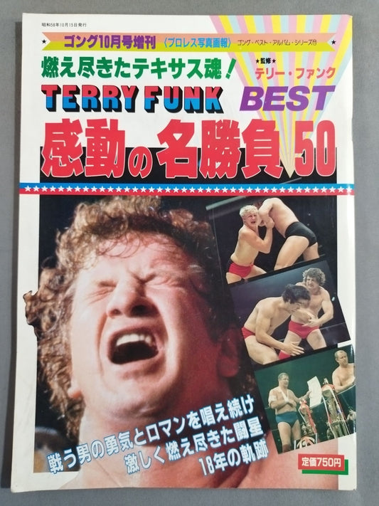 Gong Special Issue Terry Funk Impressive Masterpiece BEST50 ~Gong Best Album Series~