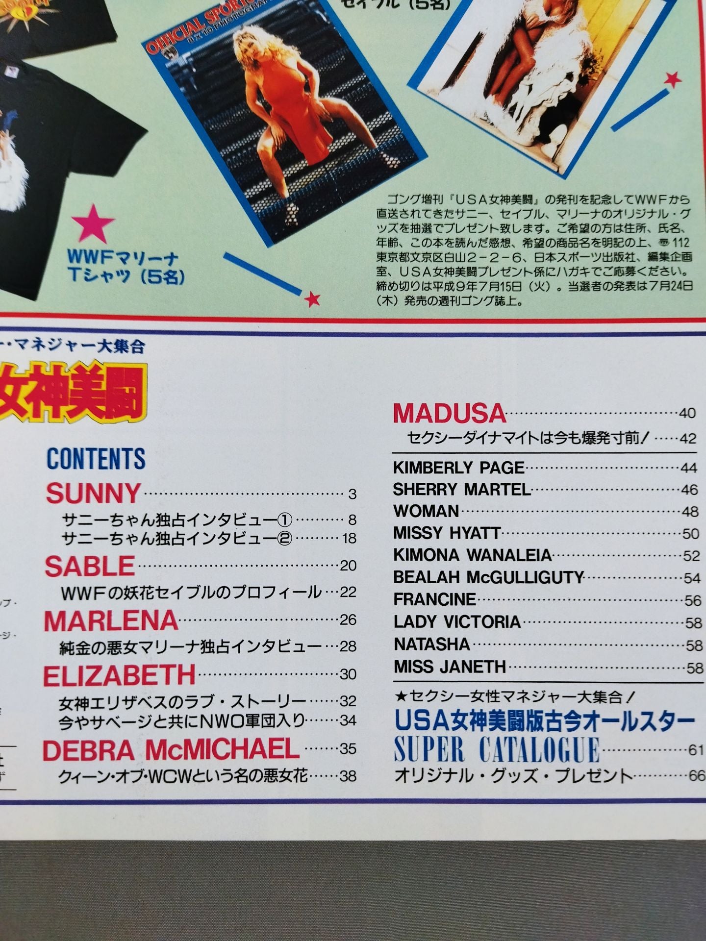 ゴング増刊号 「U☆S☆A 女神美闘」