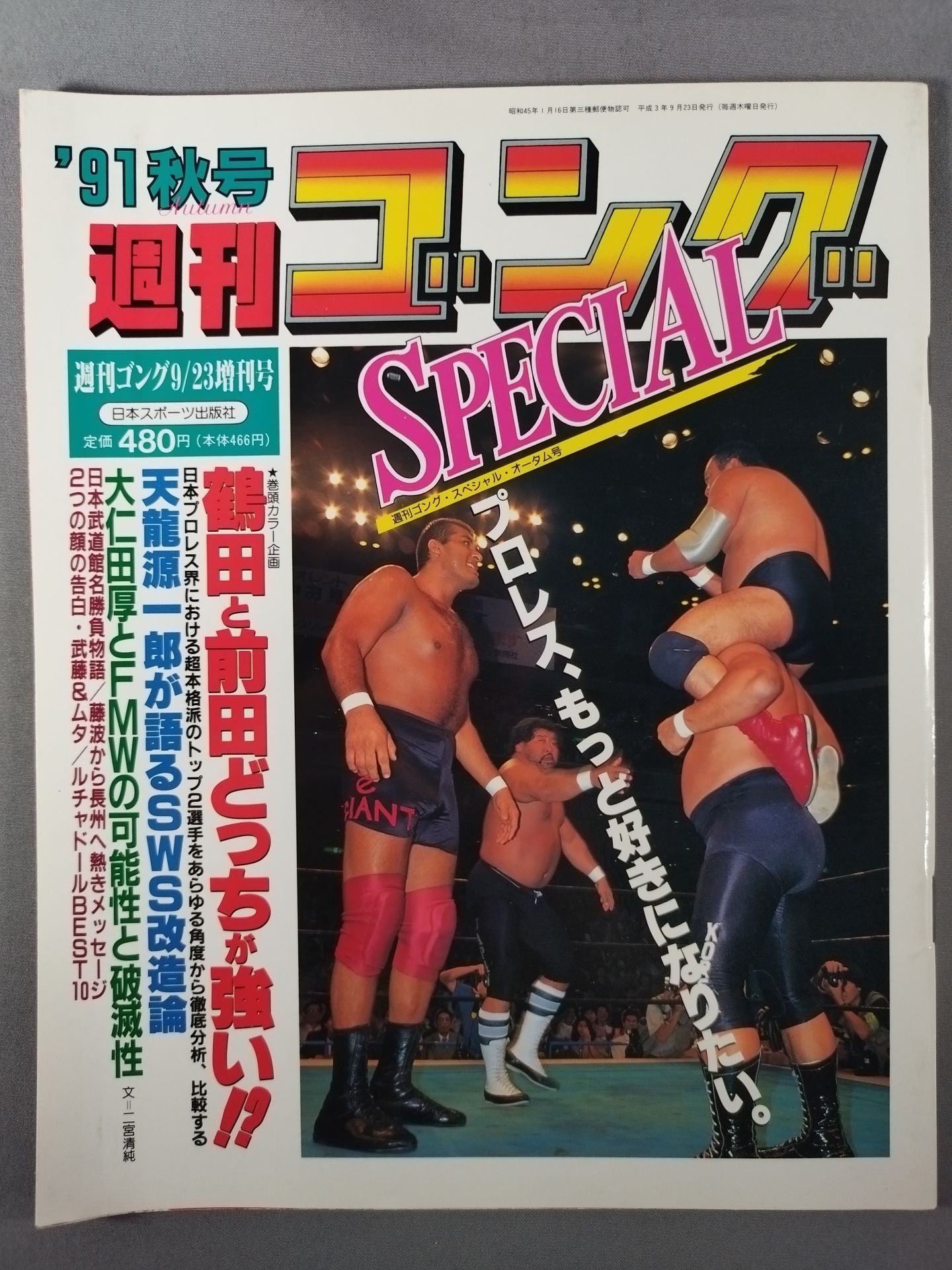 Gong Special Issue '91 Autumn Issue Weekly Gong SPECIAL