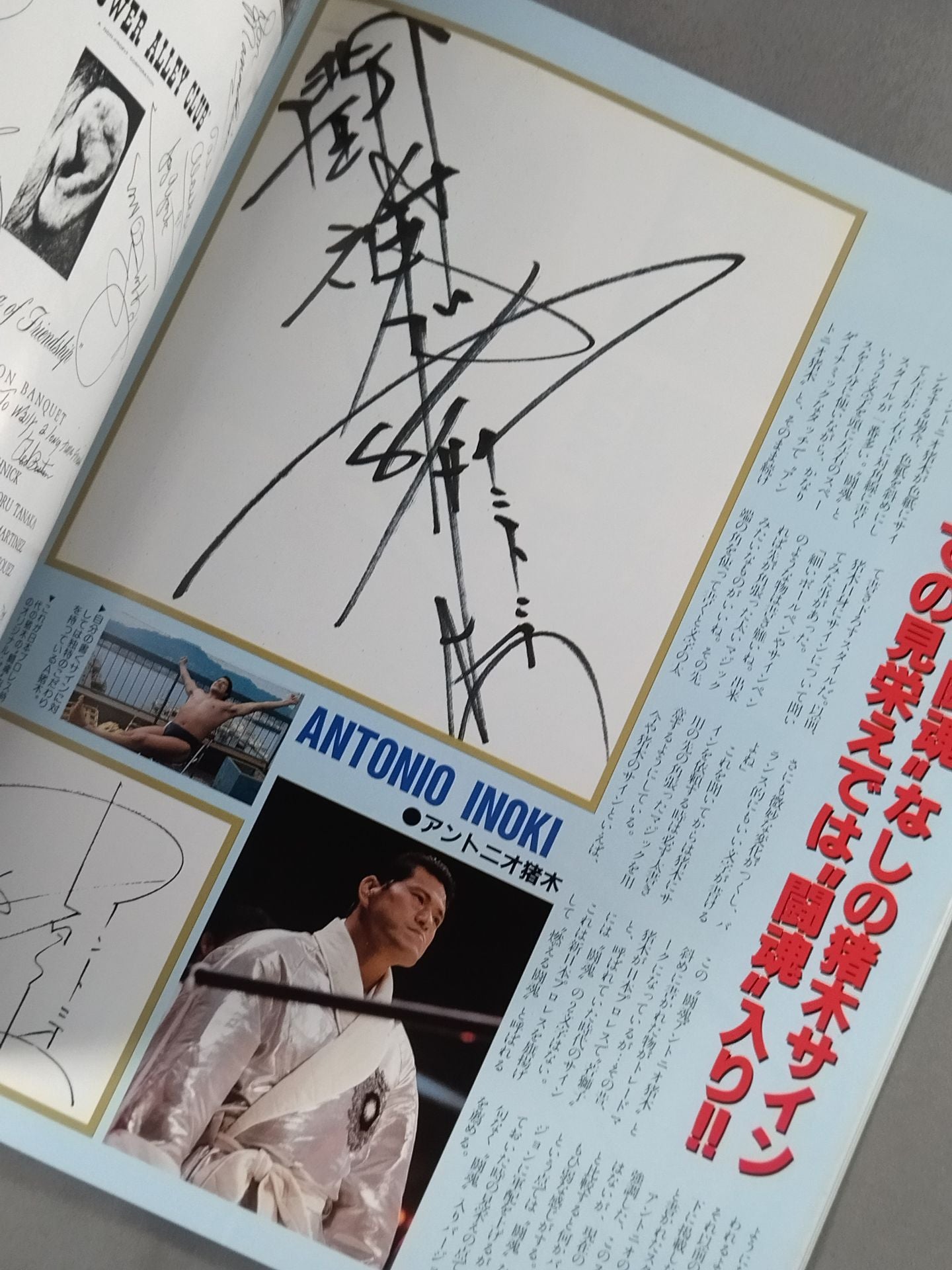 ゴング増刊号 プロレスサインBOOK ★ゴングSUPER MANIAC増刊シリーズ第3弾!★