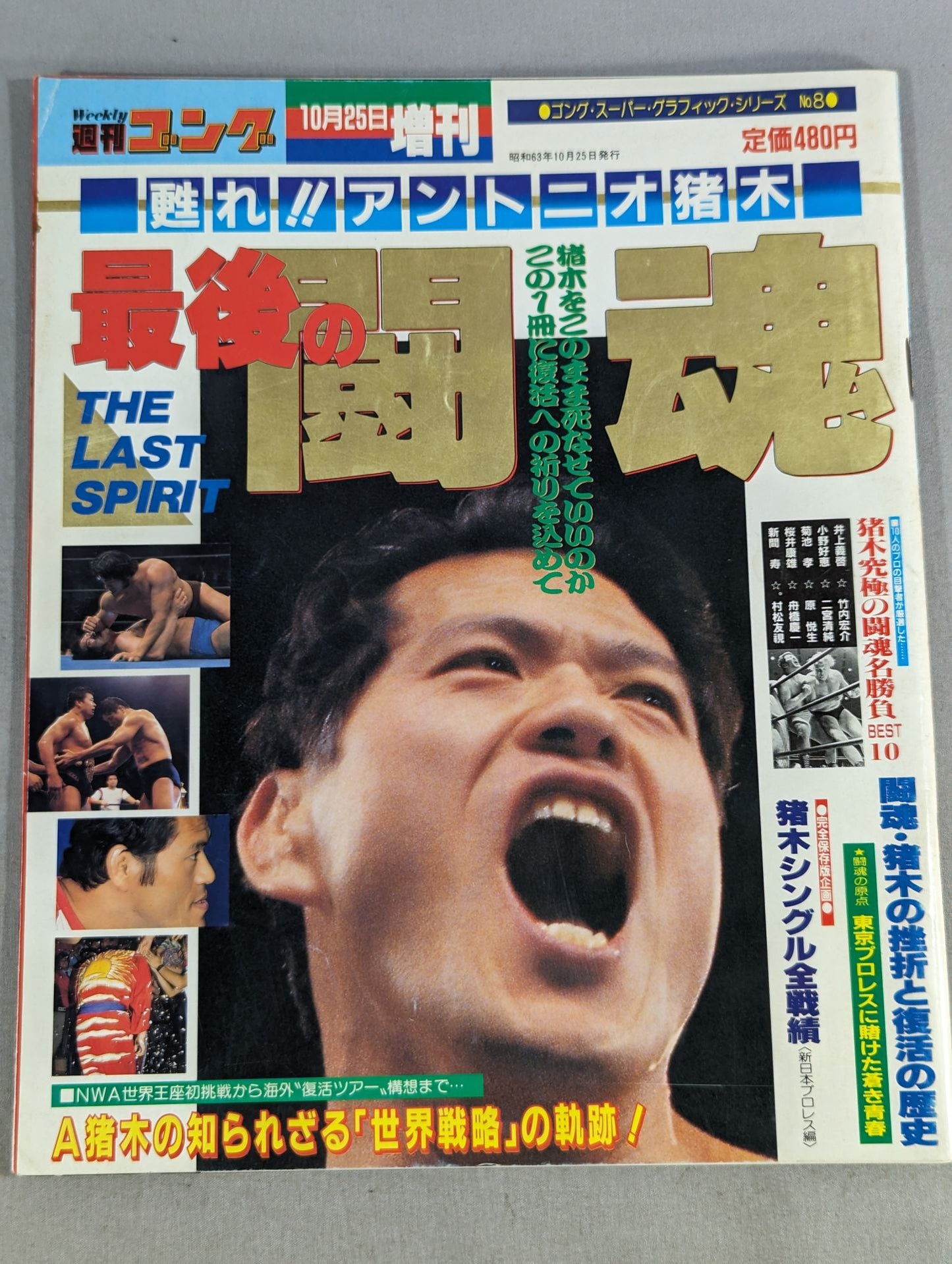 ゴング増刊号 「甦れ!!アントニオ猪木 最後の闘魂」