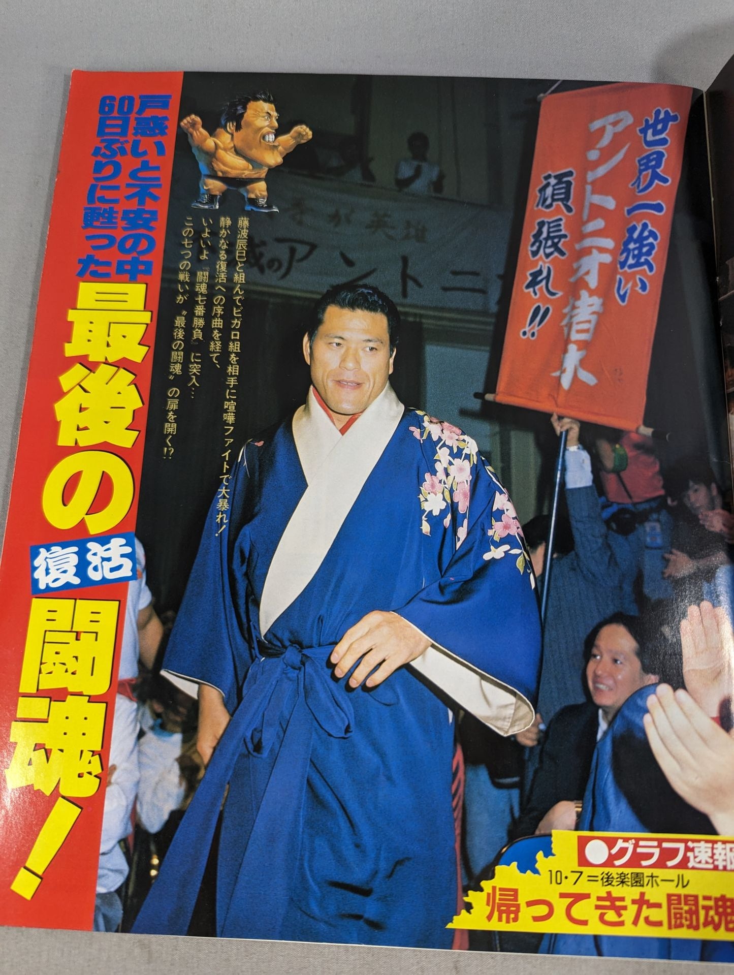 ゴング増刊号 「甦れ!!アントニオ猪木 最後の闘魂」