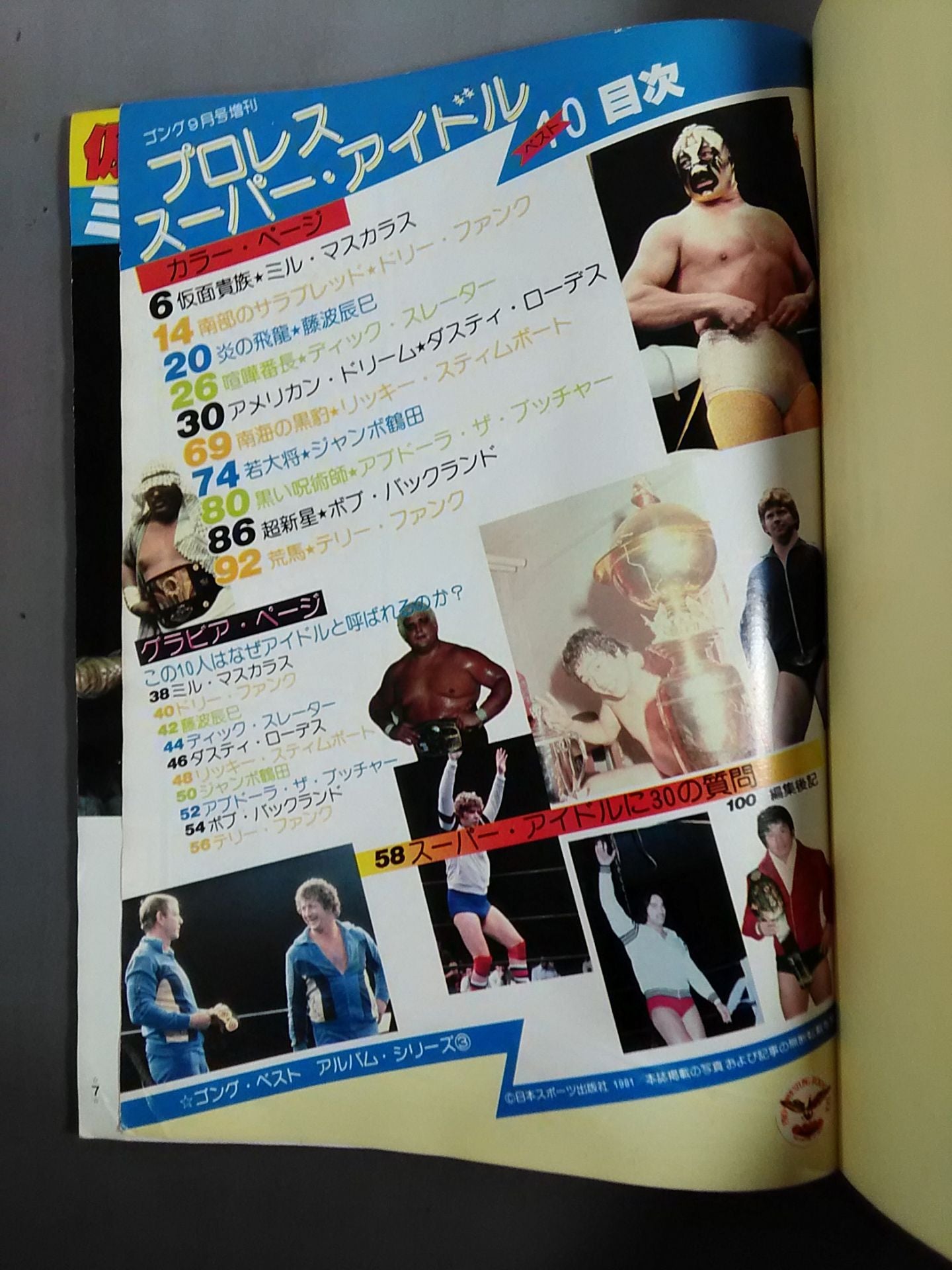 ゴング増刊号 SUPER IDOL BEST 10 ゴング・ベスト・アルバム・シリーズ③