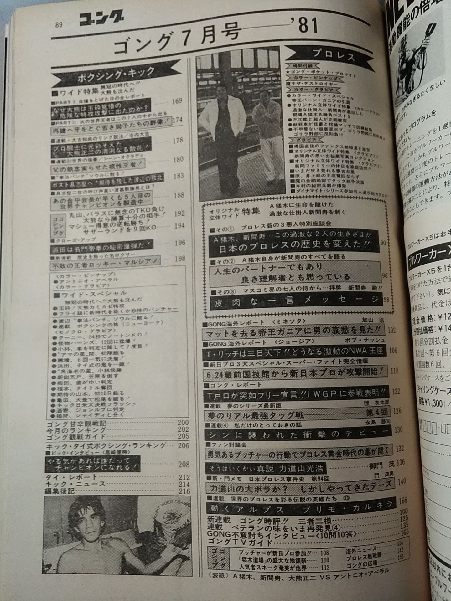 月刊ゴングVol.14 No.7