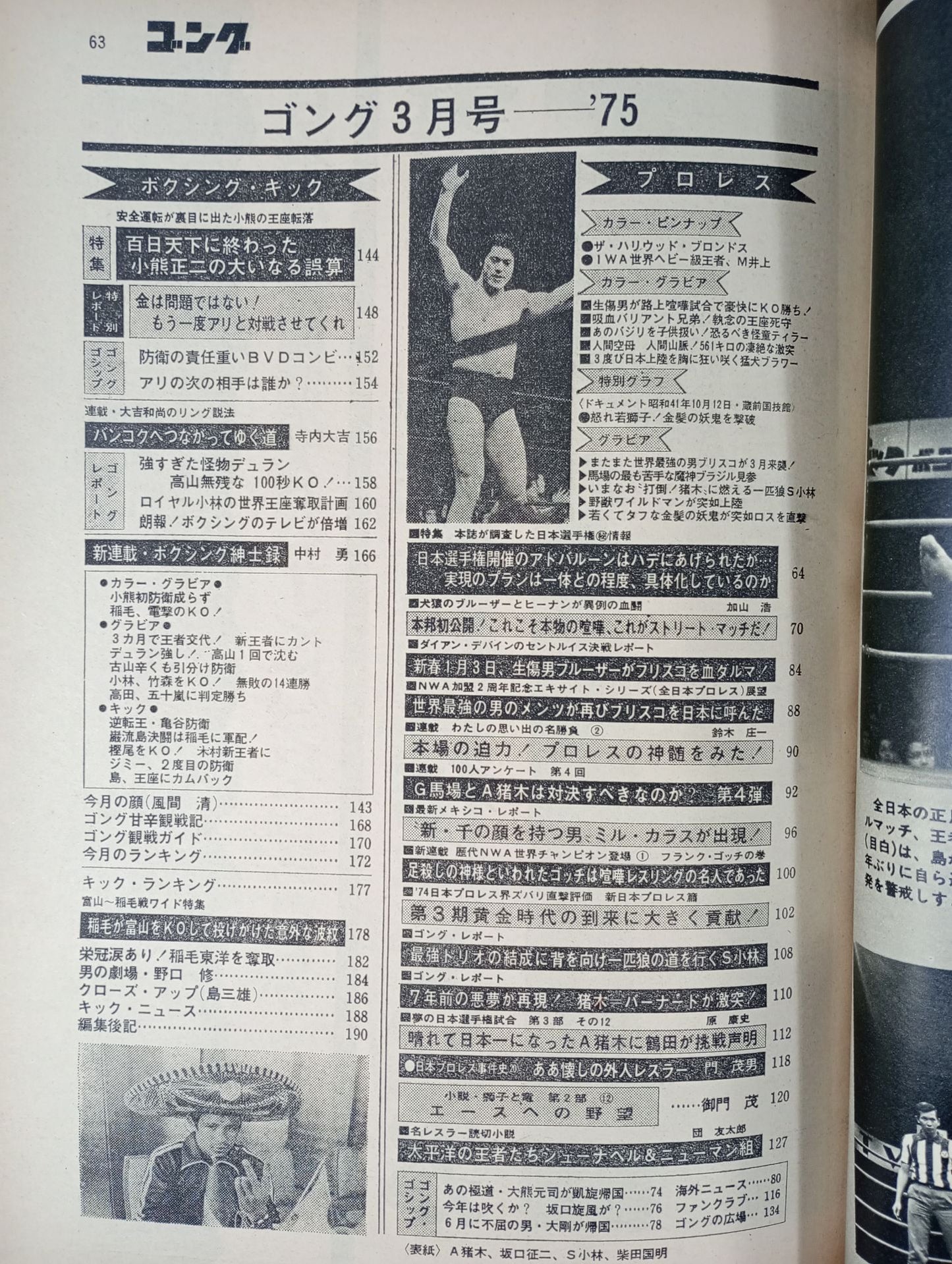 月刊ゴングVol.8 No.3