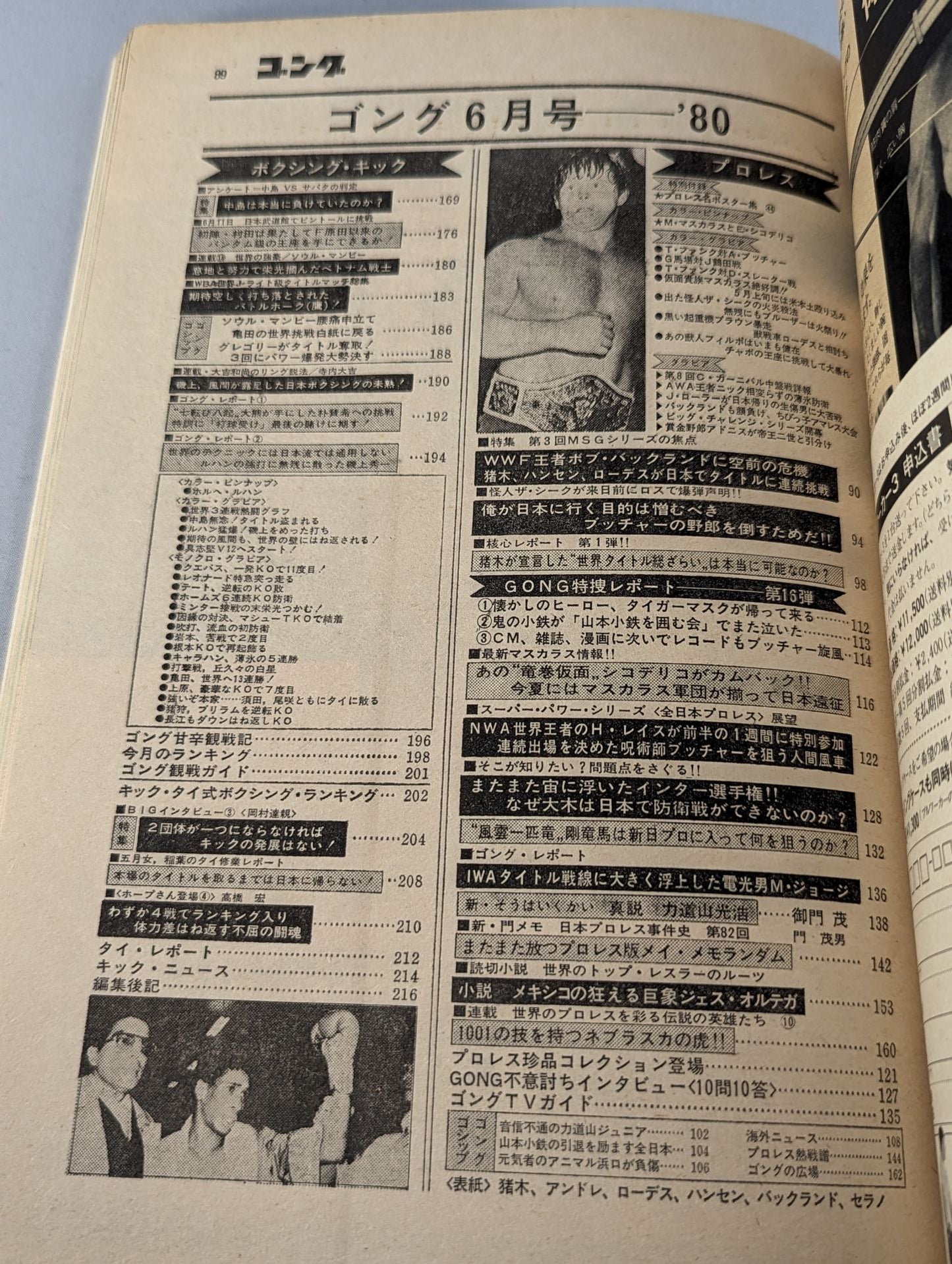 月刊ゴングVol.13 No.6