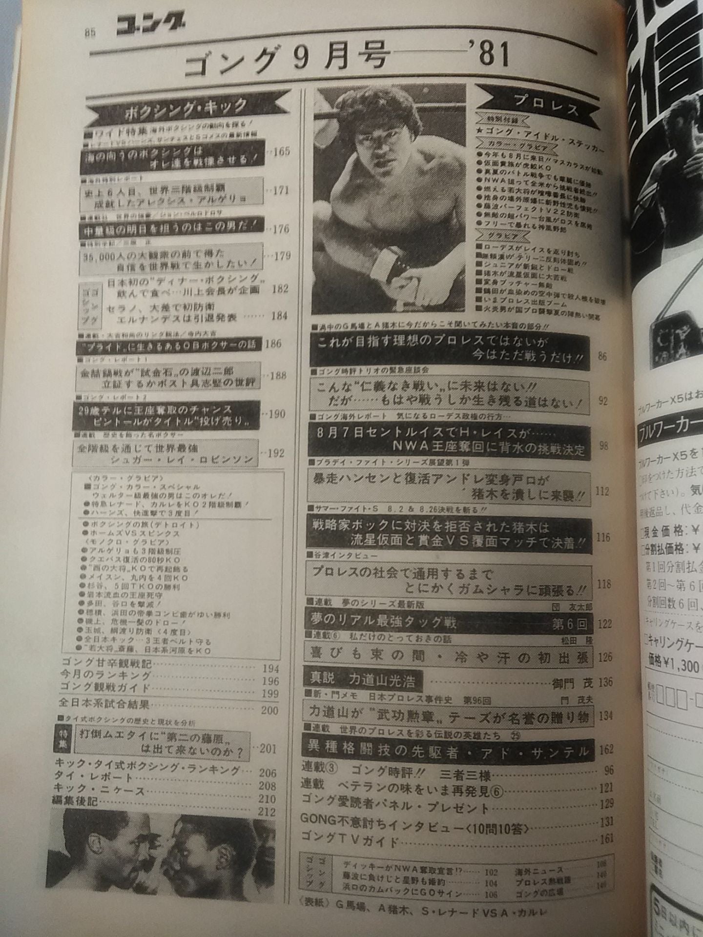 月刊ゴングVol.14 No.9