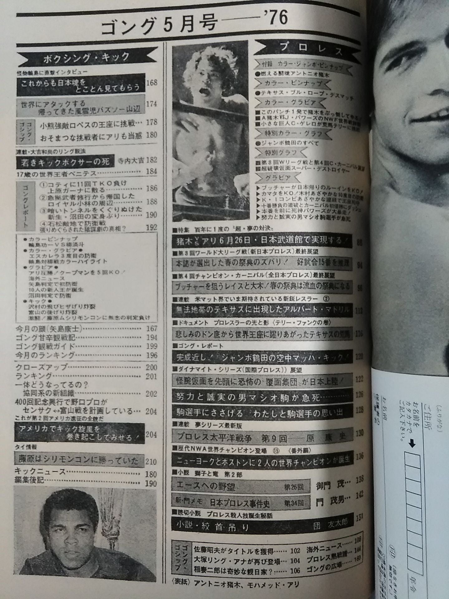 月刊ゴングVol.9 No.6