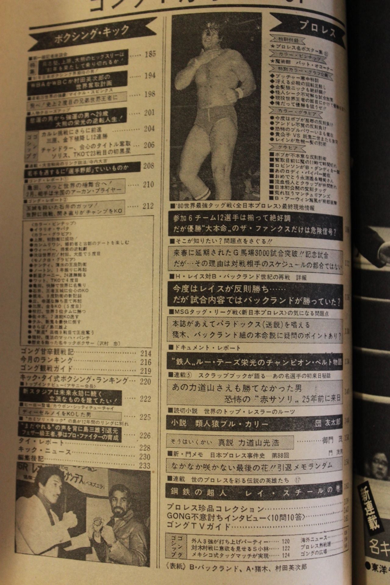 月刊ゴングVol.14 No.1