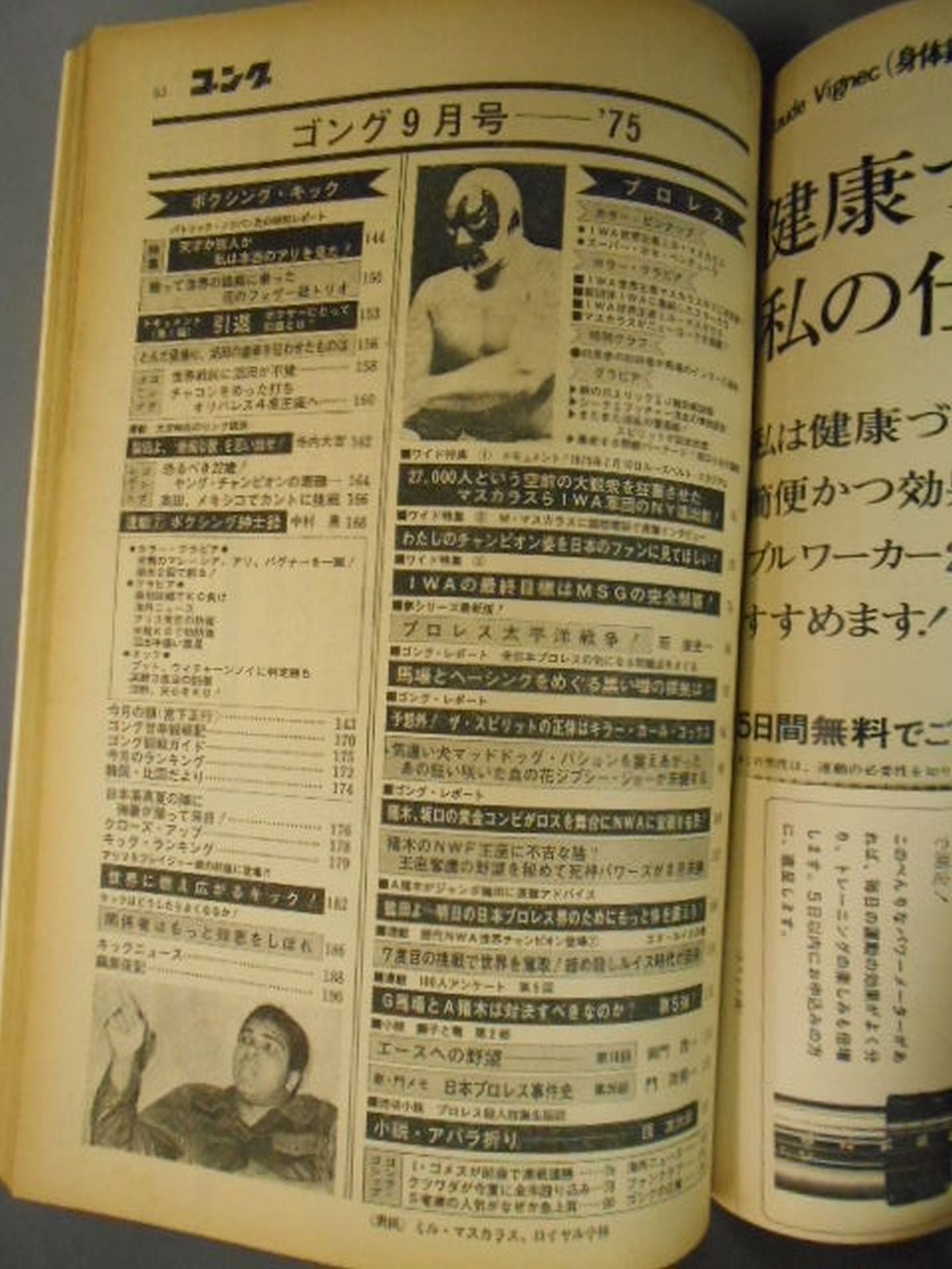 月刊ゴングVol.8 No.10