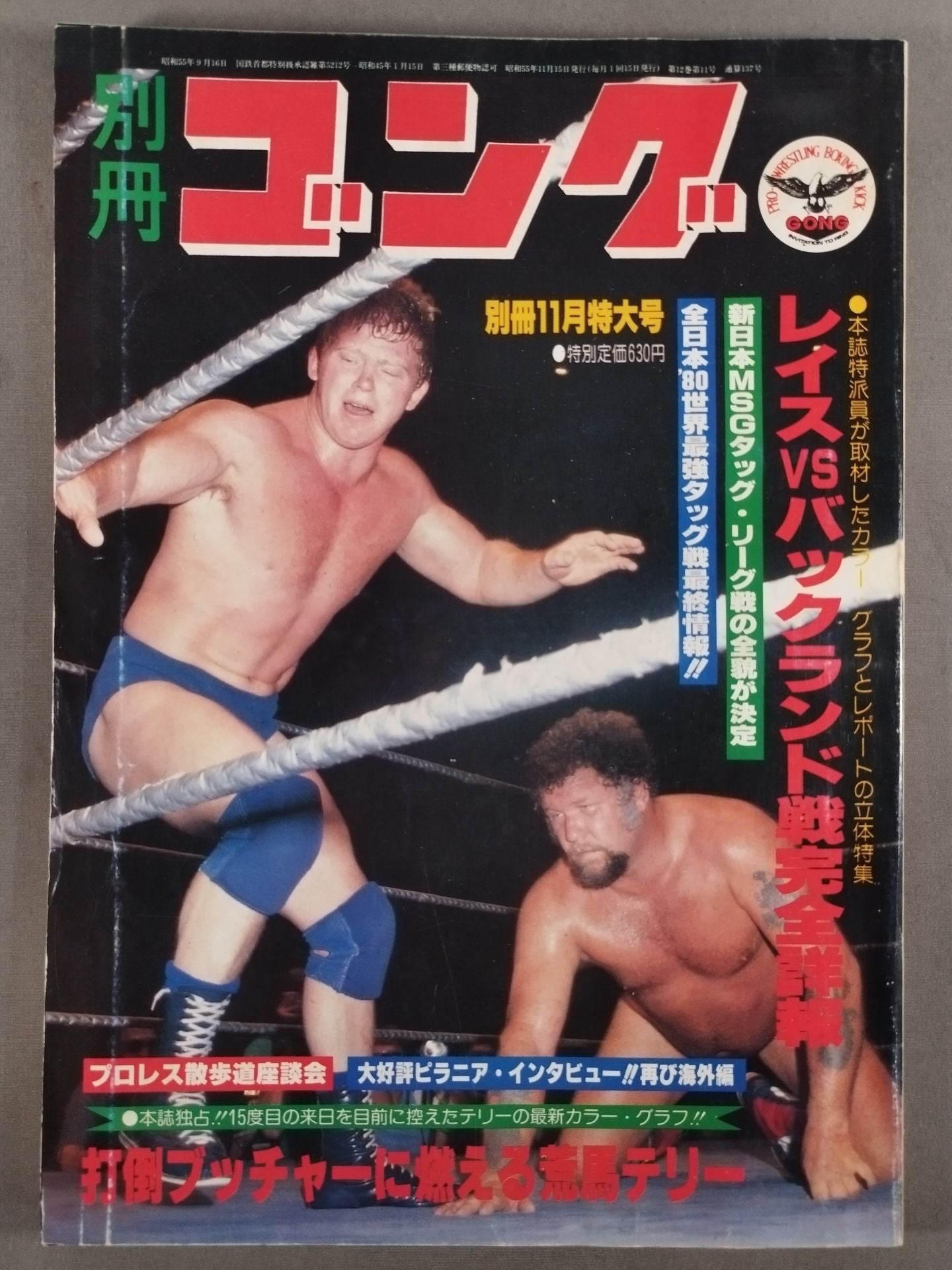 別冊ゴングVol.12 No.11