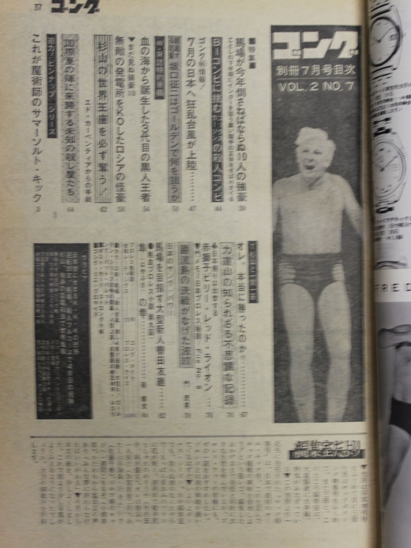 別冊ゴングVol.2 No.7