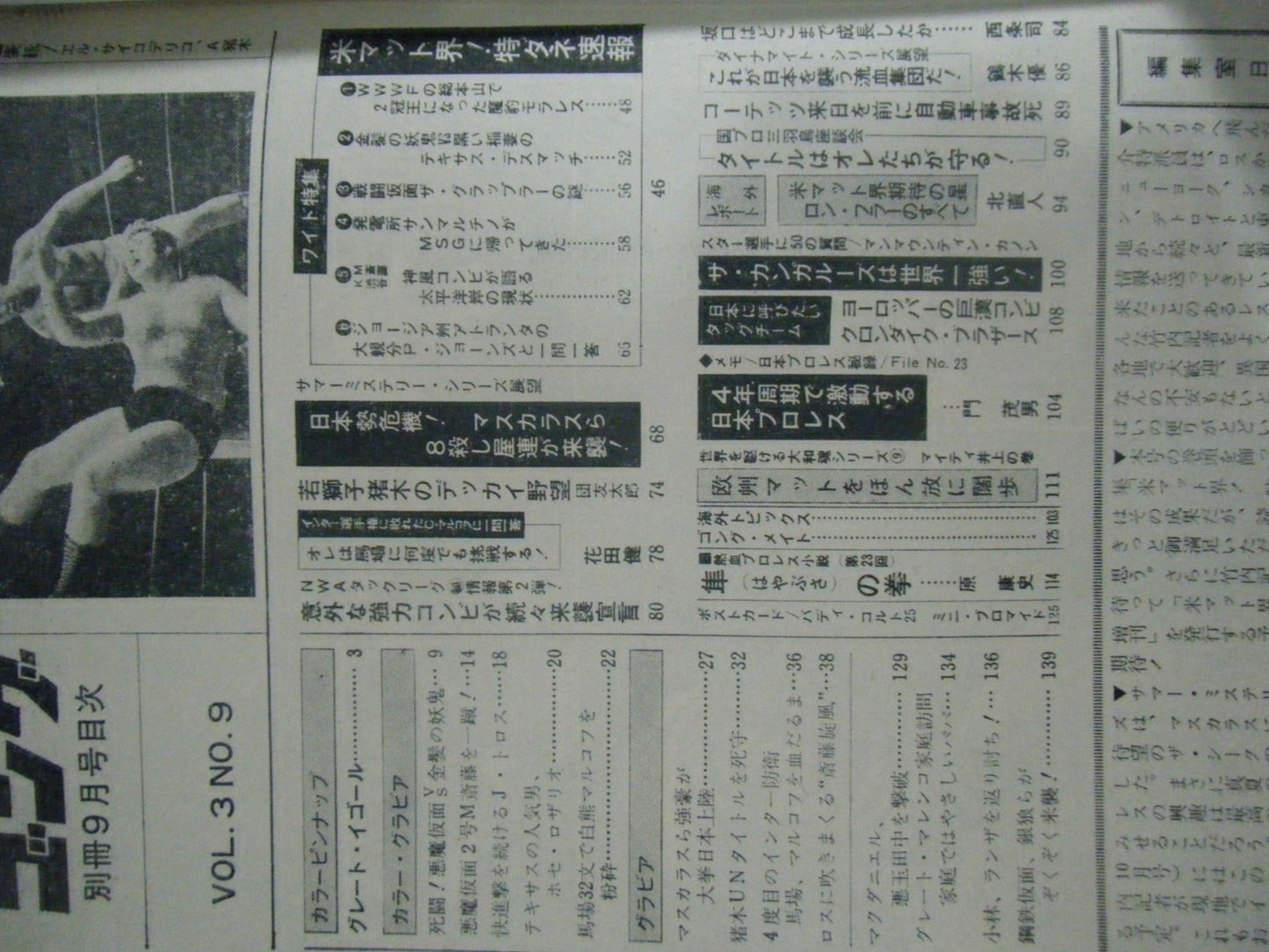 別冊ゴングVol.3 No.9