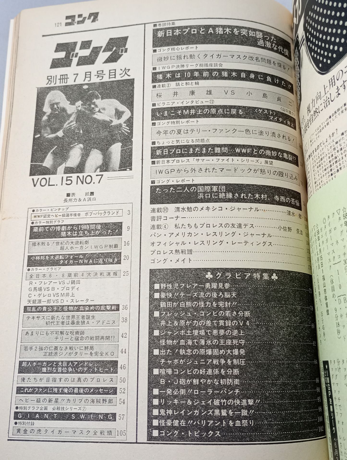 別冊ゴングVol.15 No.7