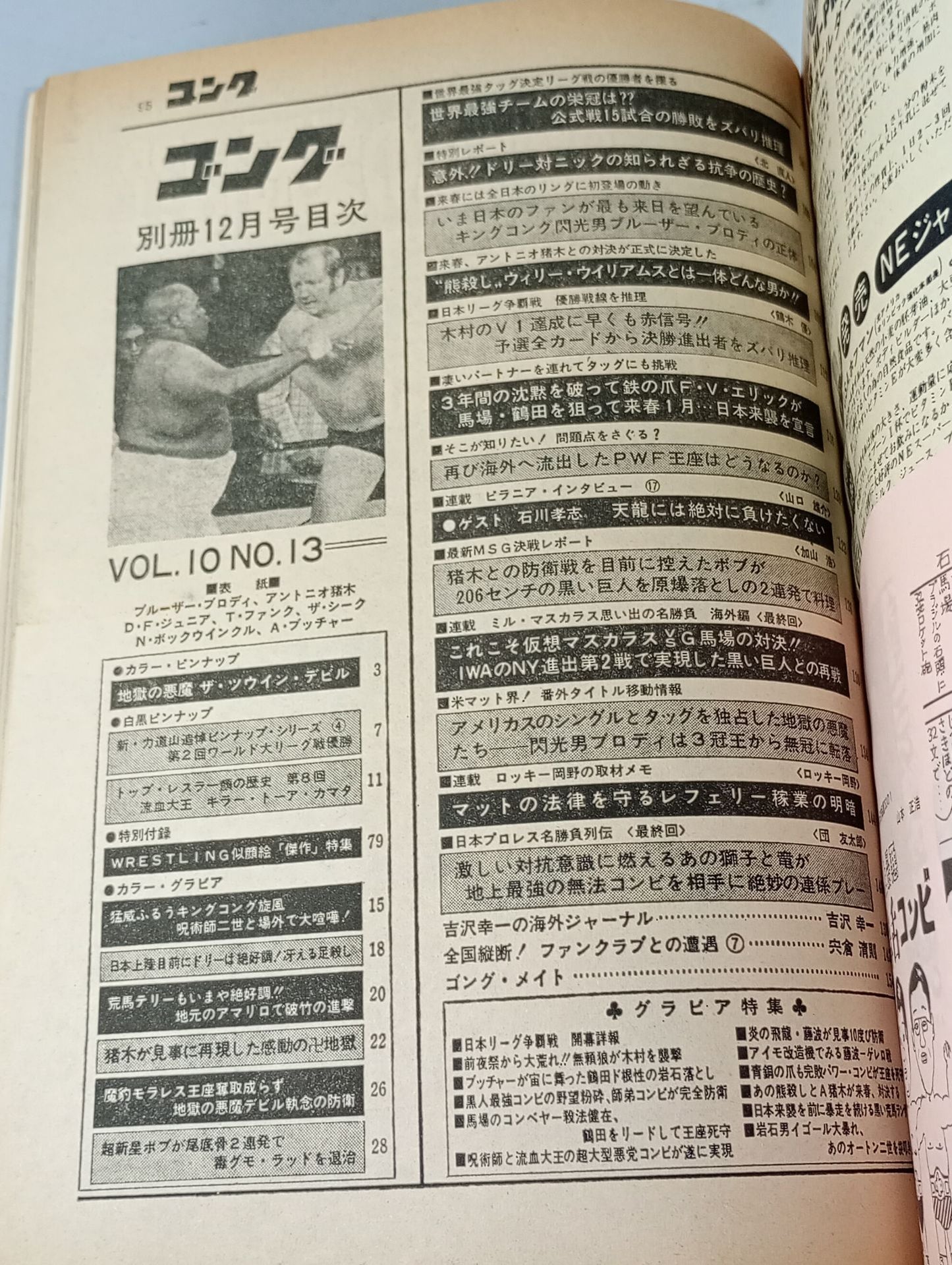 別冊ゴングVol.10 No.13