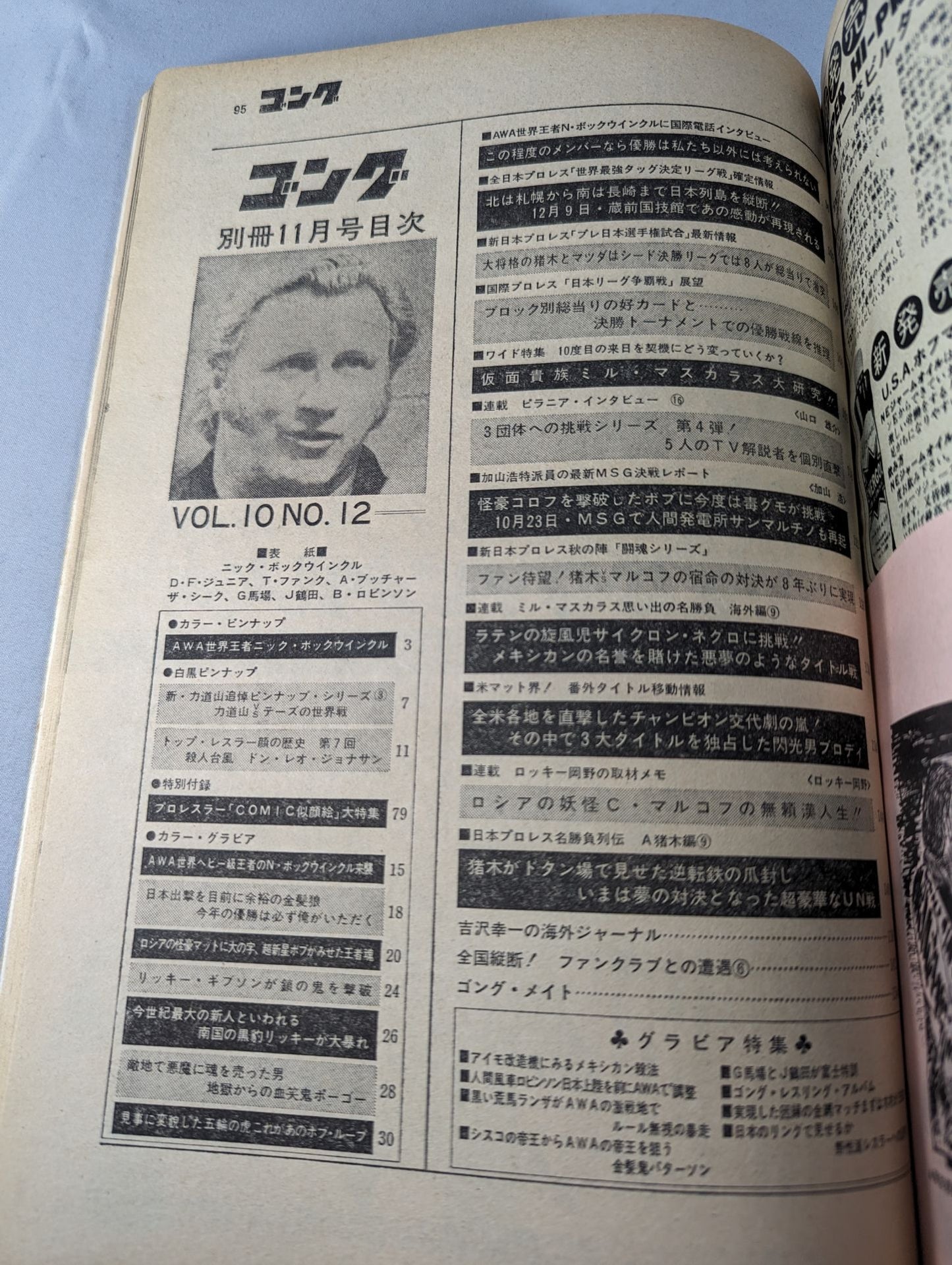 別冊ゴングVol.10 No.12