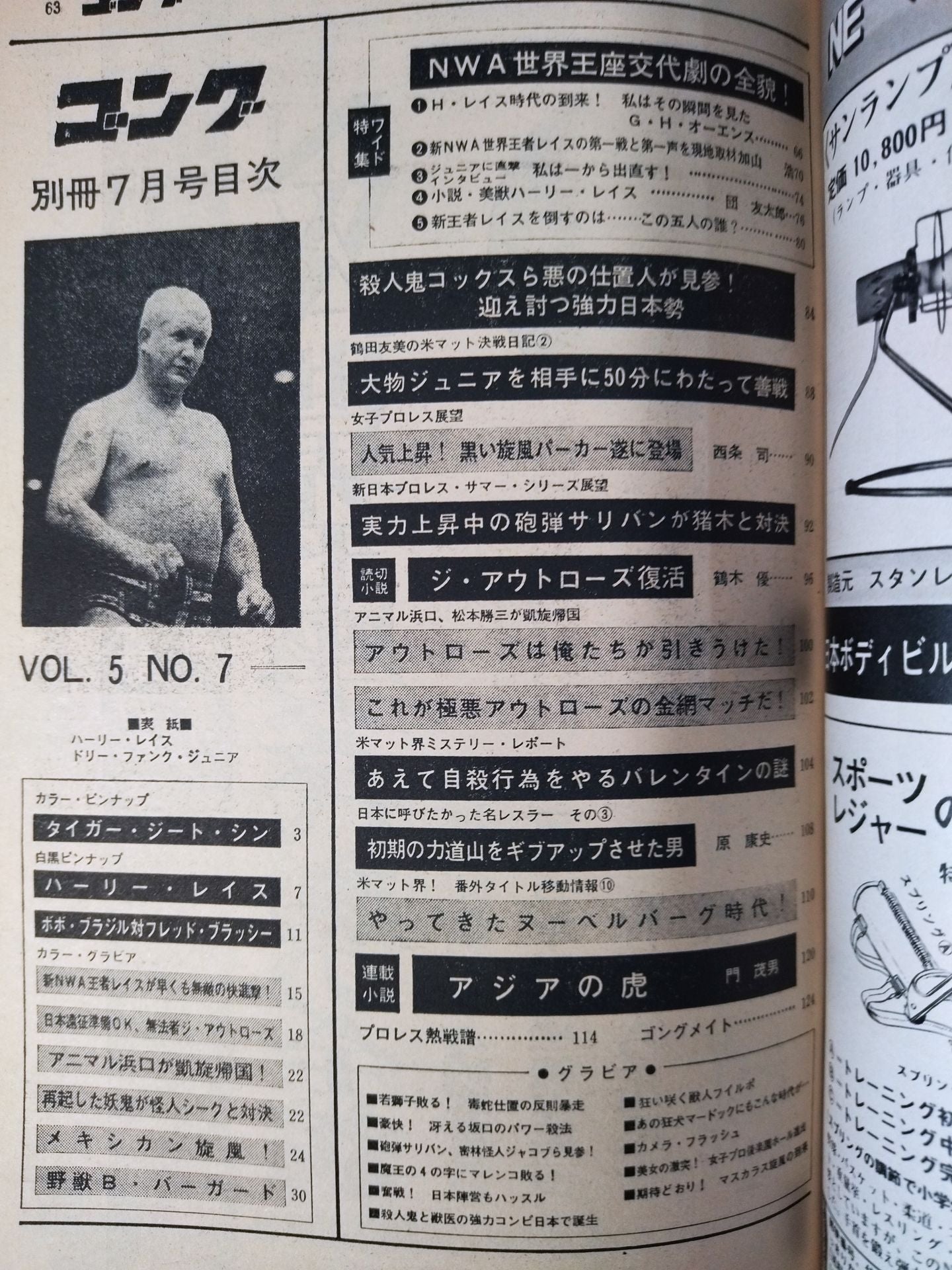 別冊ゴングVol.5 No.7