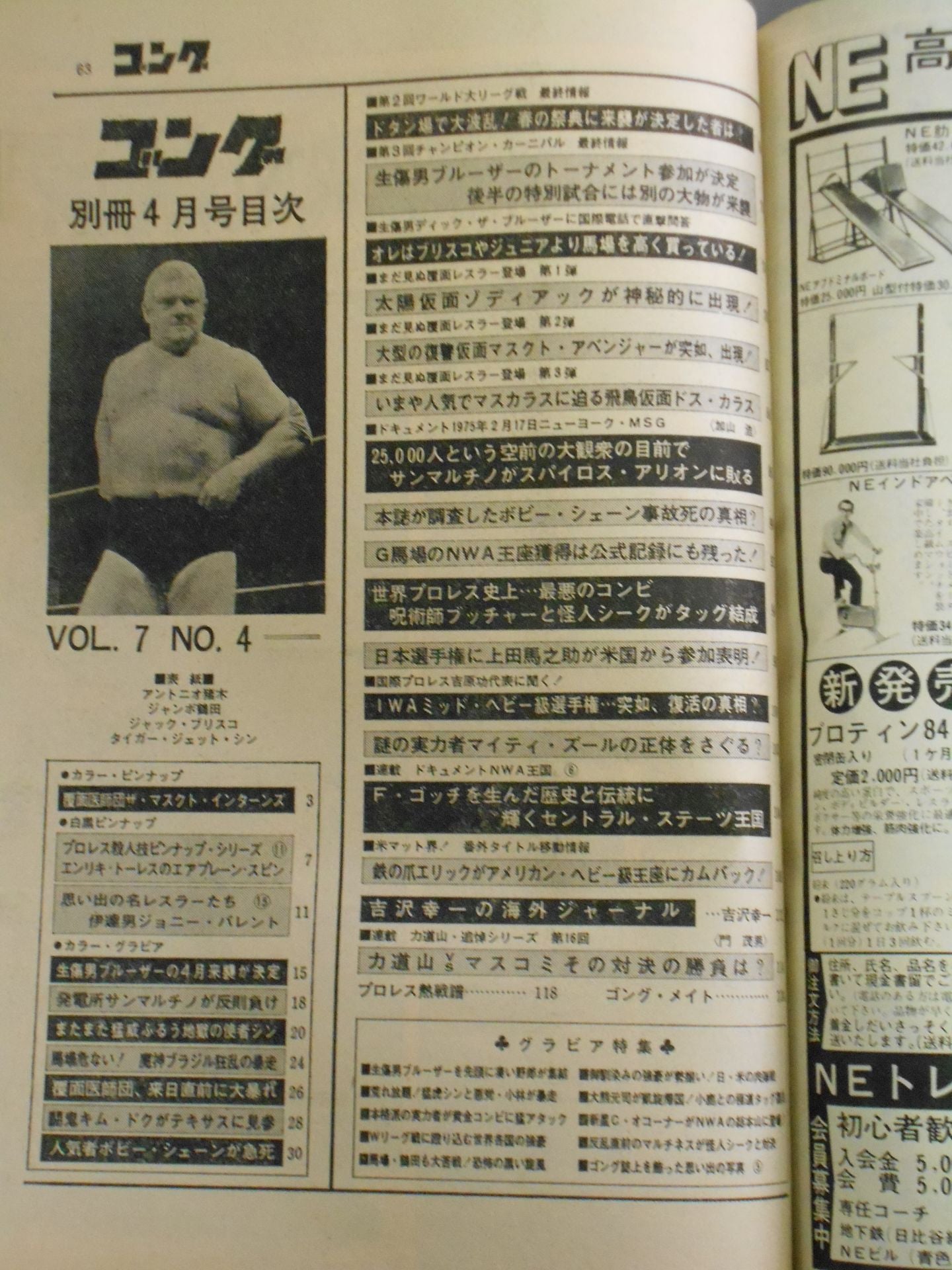 別冊ゴングVol.7 No.4