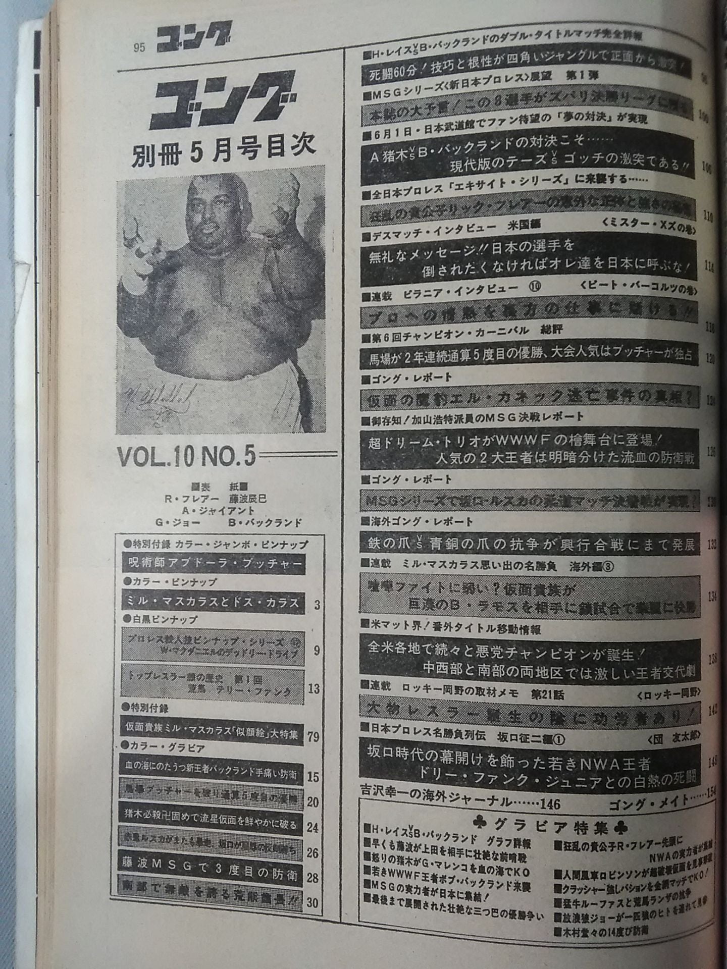 別冊ゴングVol.10 No.5