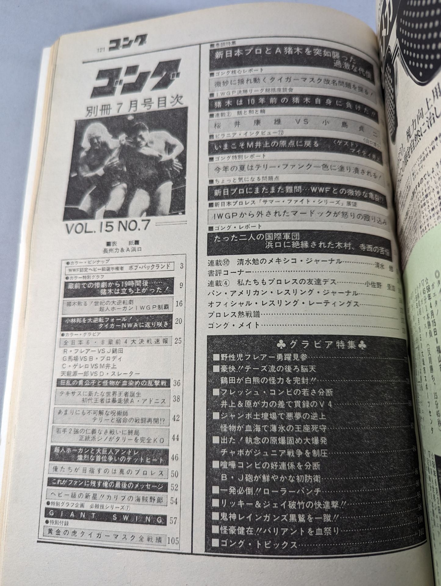 別冊ゴングVol.15 No.7