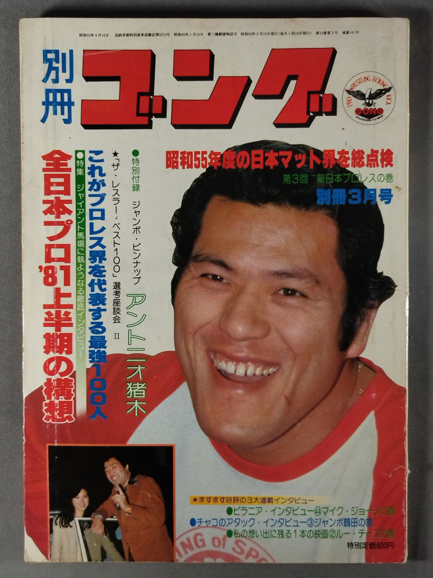 別冊ゴングVol.13 No.3