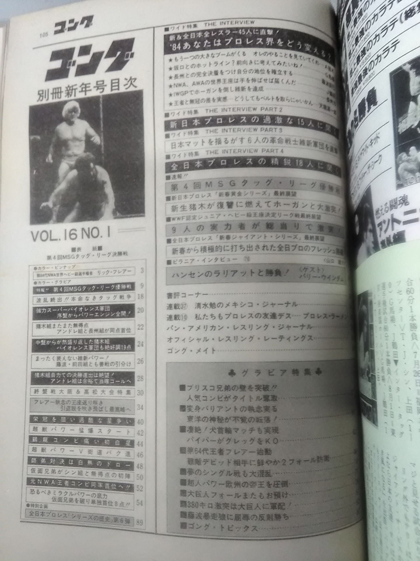 別冊ゴングVol.16 No.1