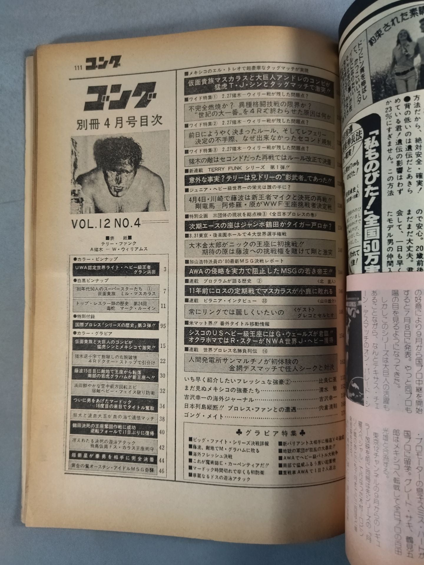 別冊ゴングVol.12 No.4