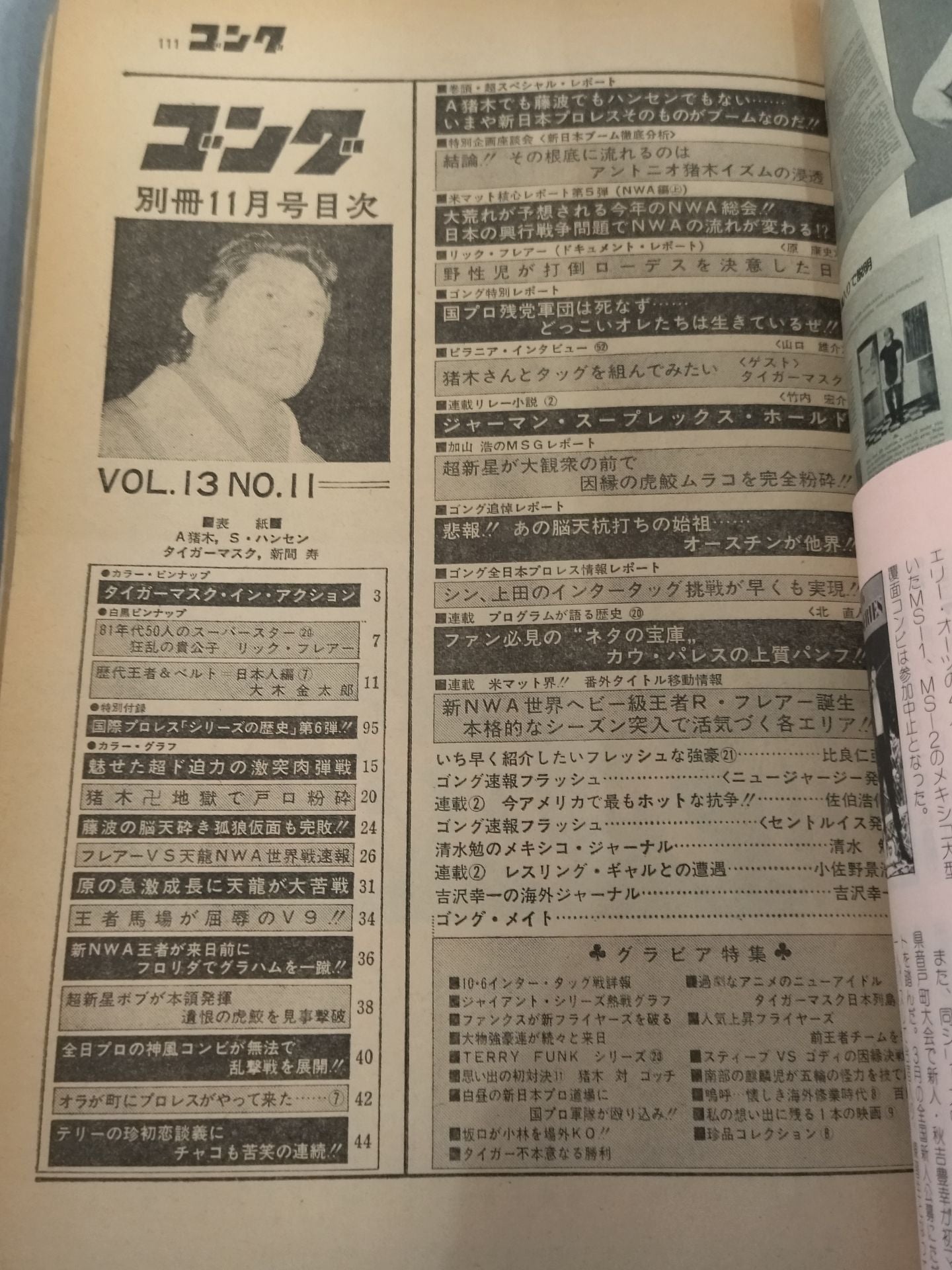 別冊ゴングVol.13 No.11