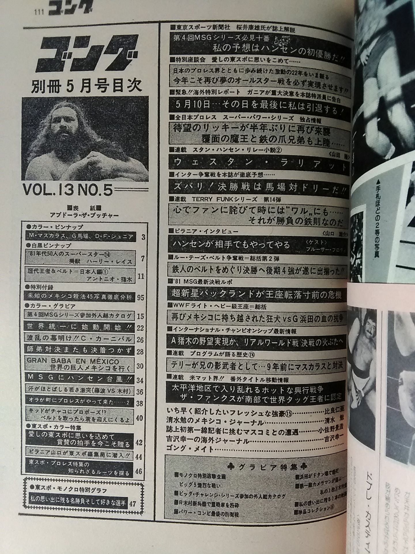 別冊ゴングVol.13 No.5