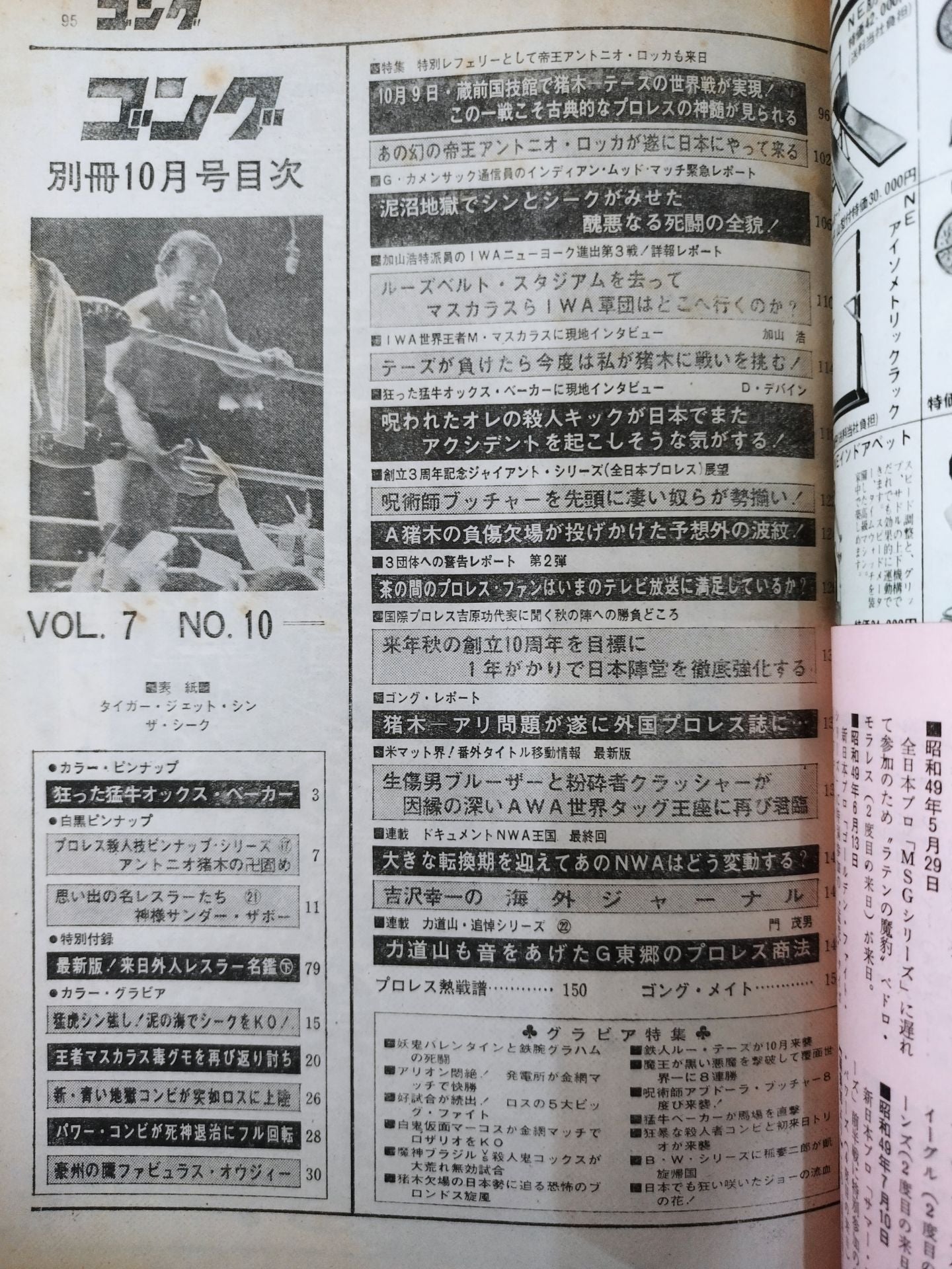 別冊ゴングVol.7 No.10