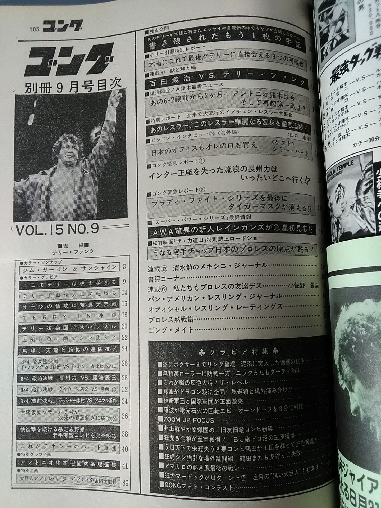 別冊ゴングVol.15 No.9