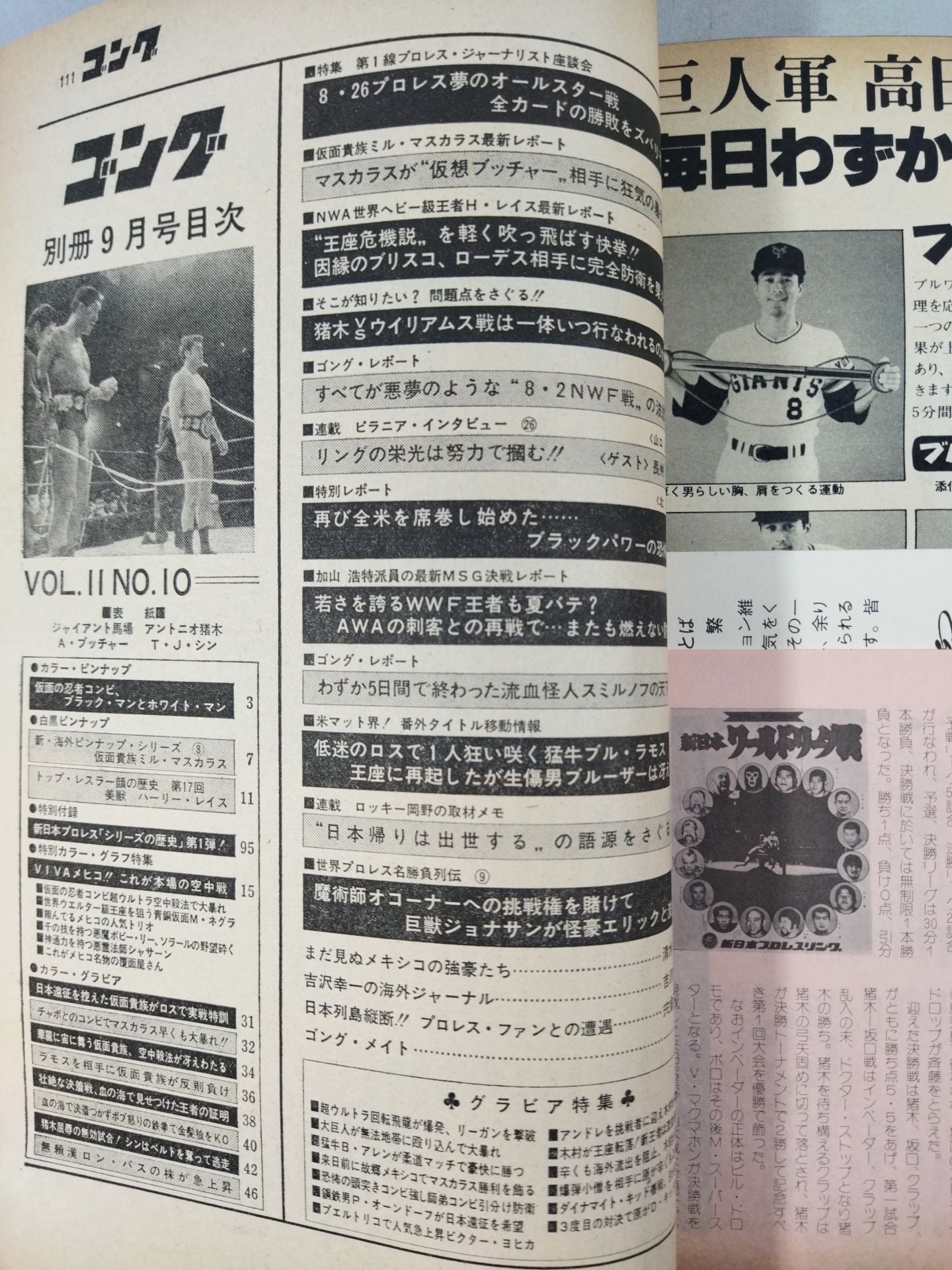別冊ゴングVol.11 No.10