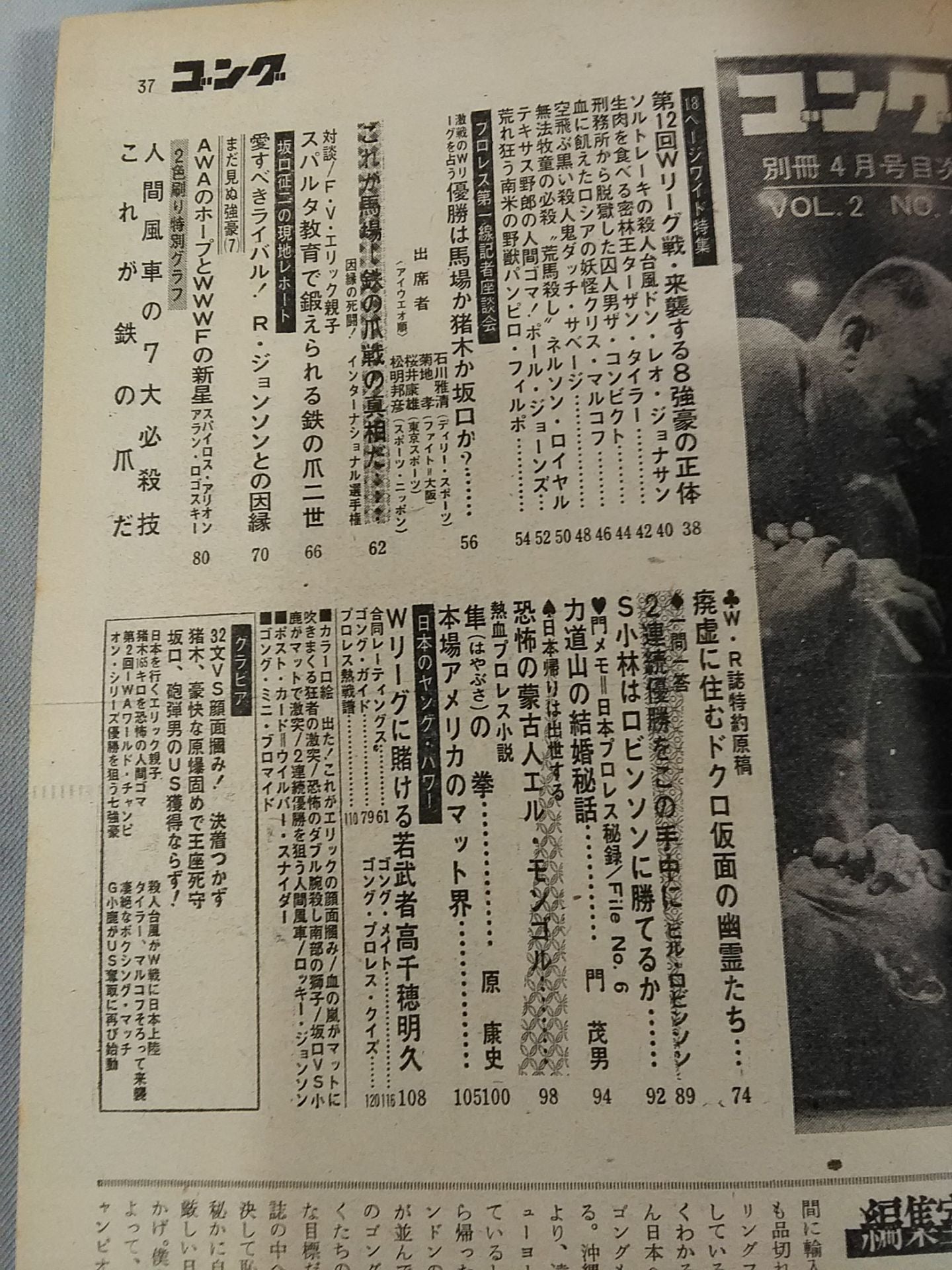 別冊ゴングVol.2 No.4