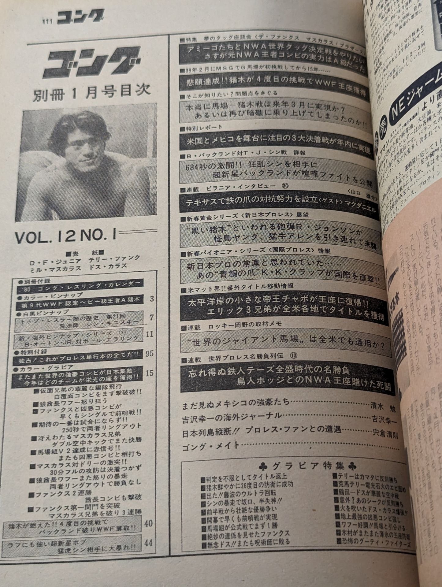 別冊ゴングVol.12 No.1