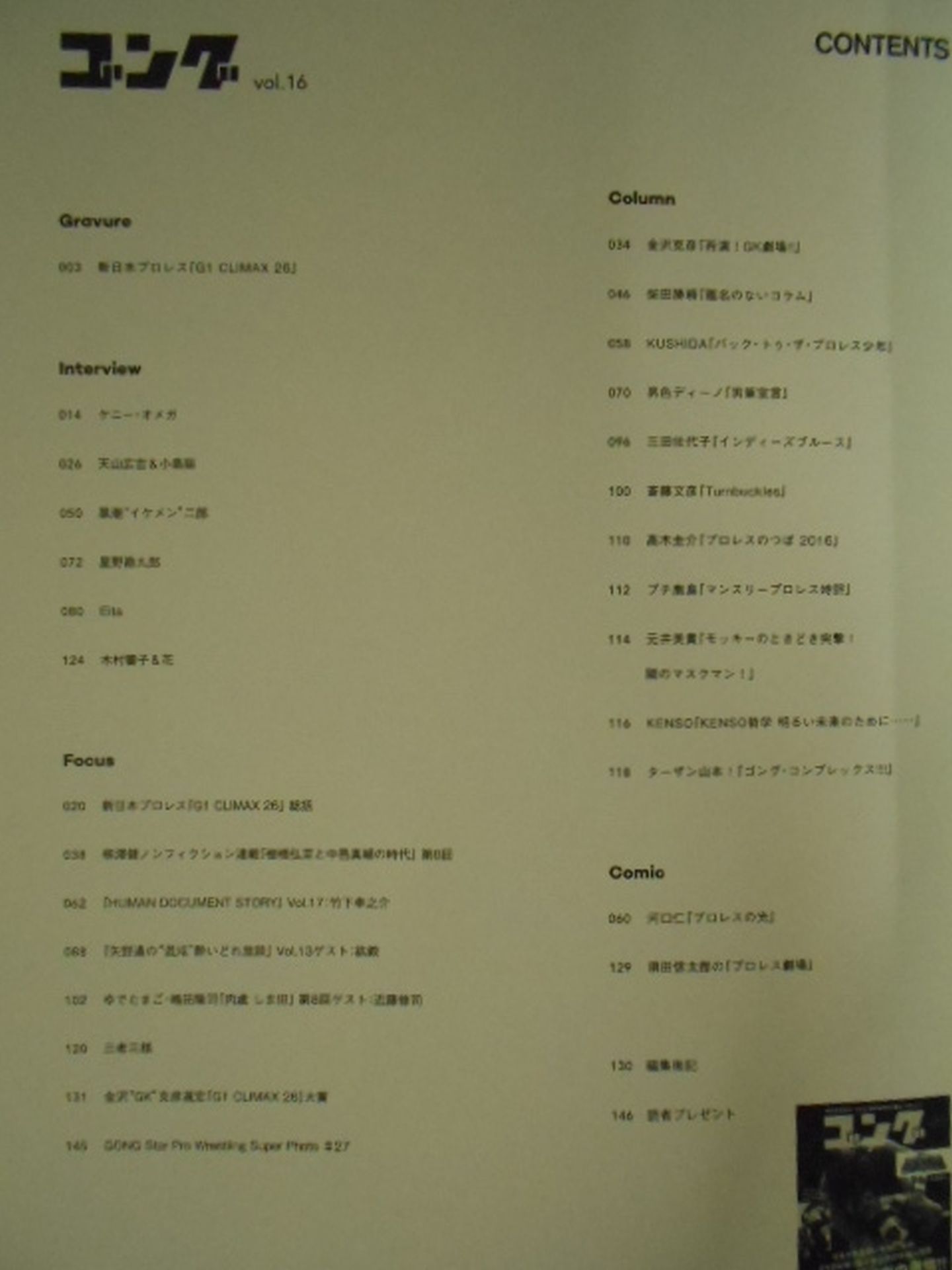 Gong Vol.16