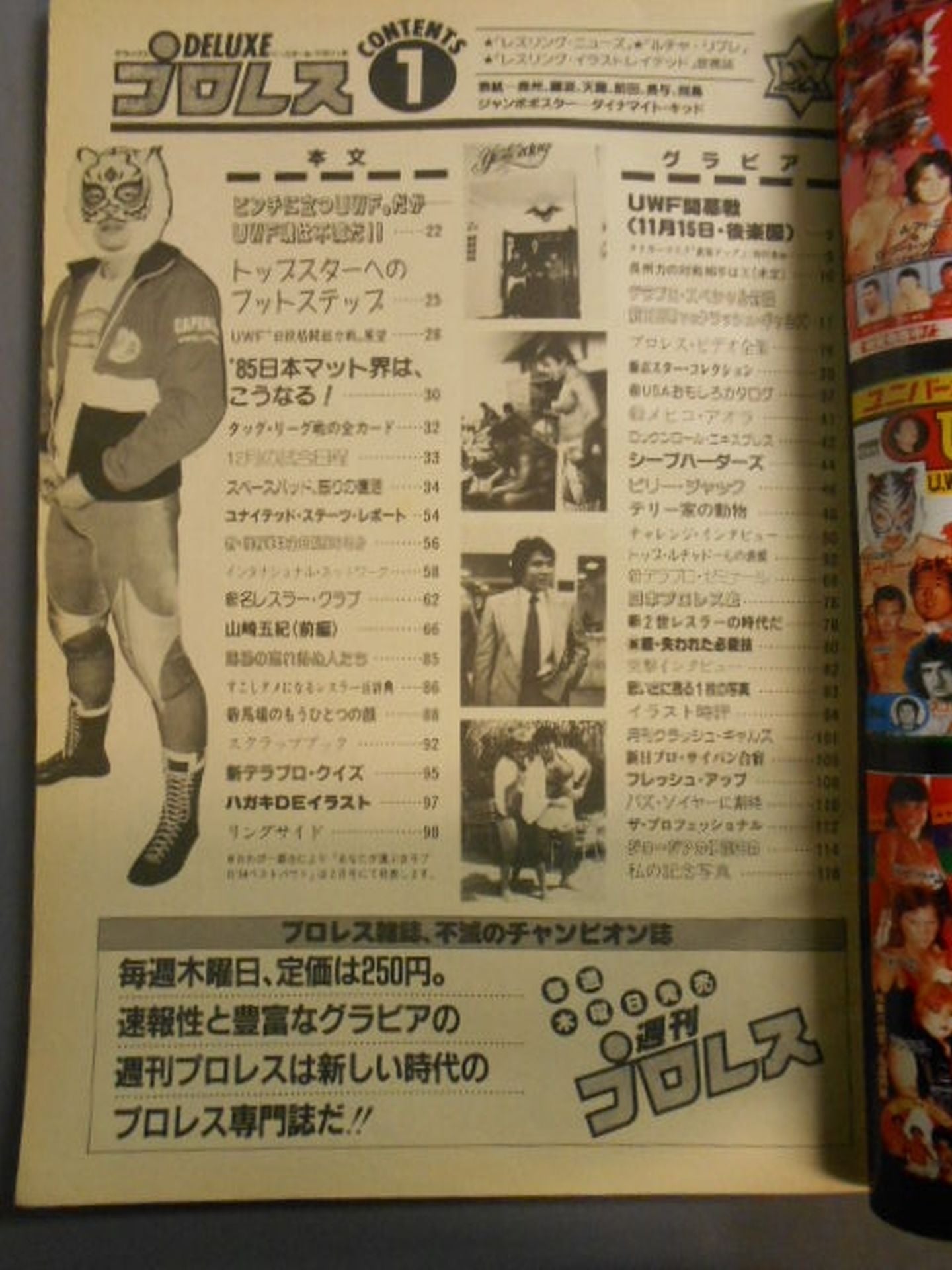 デラックスプロレス 1985年1月号