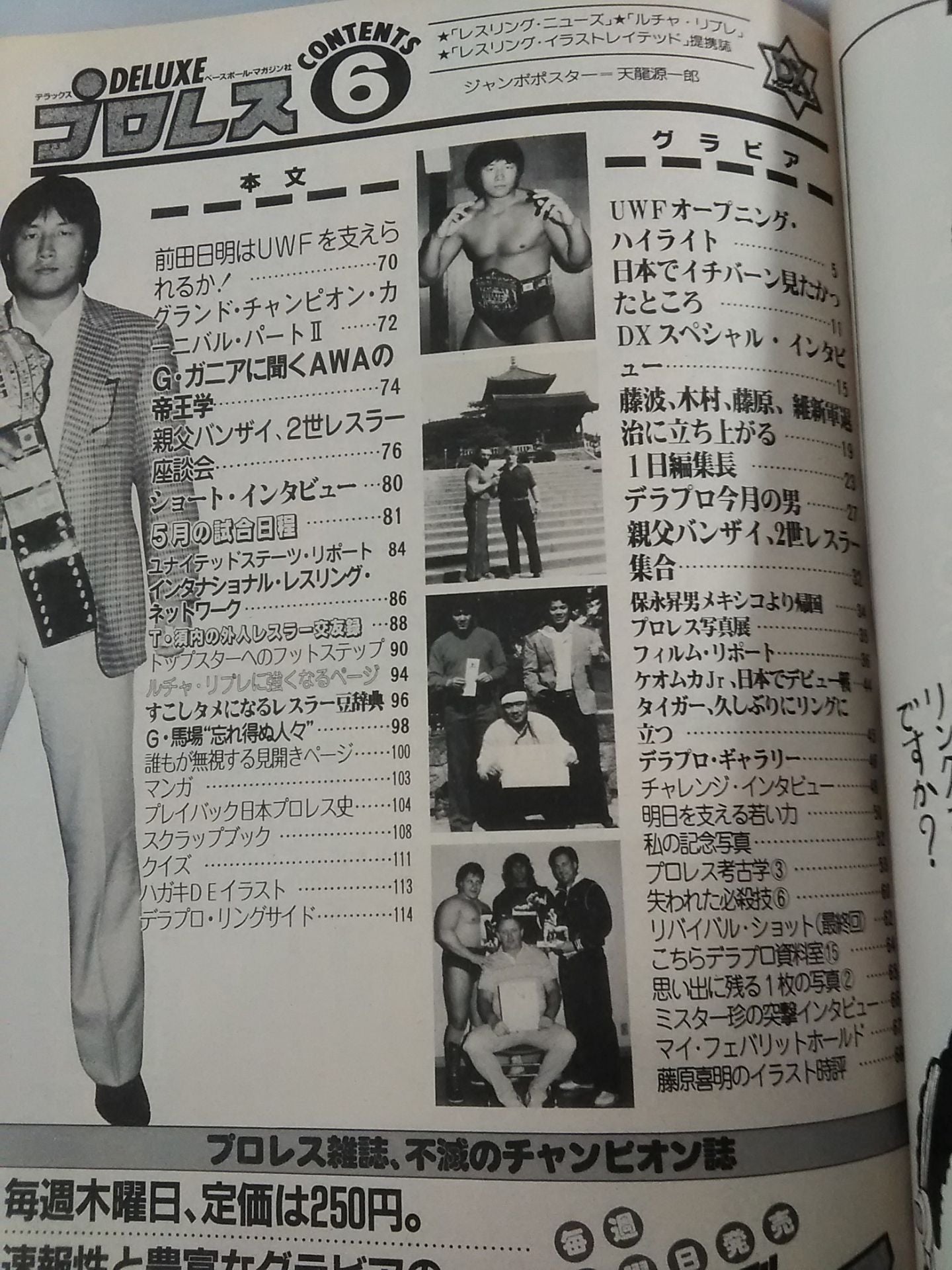 デラックスプロレス 1984年6月号