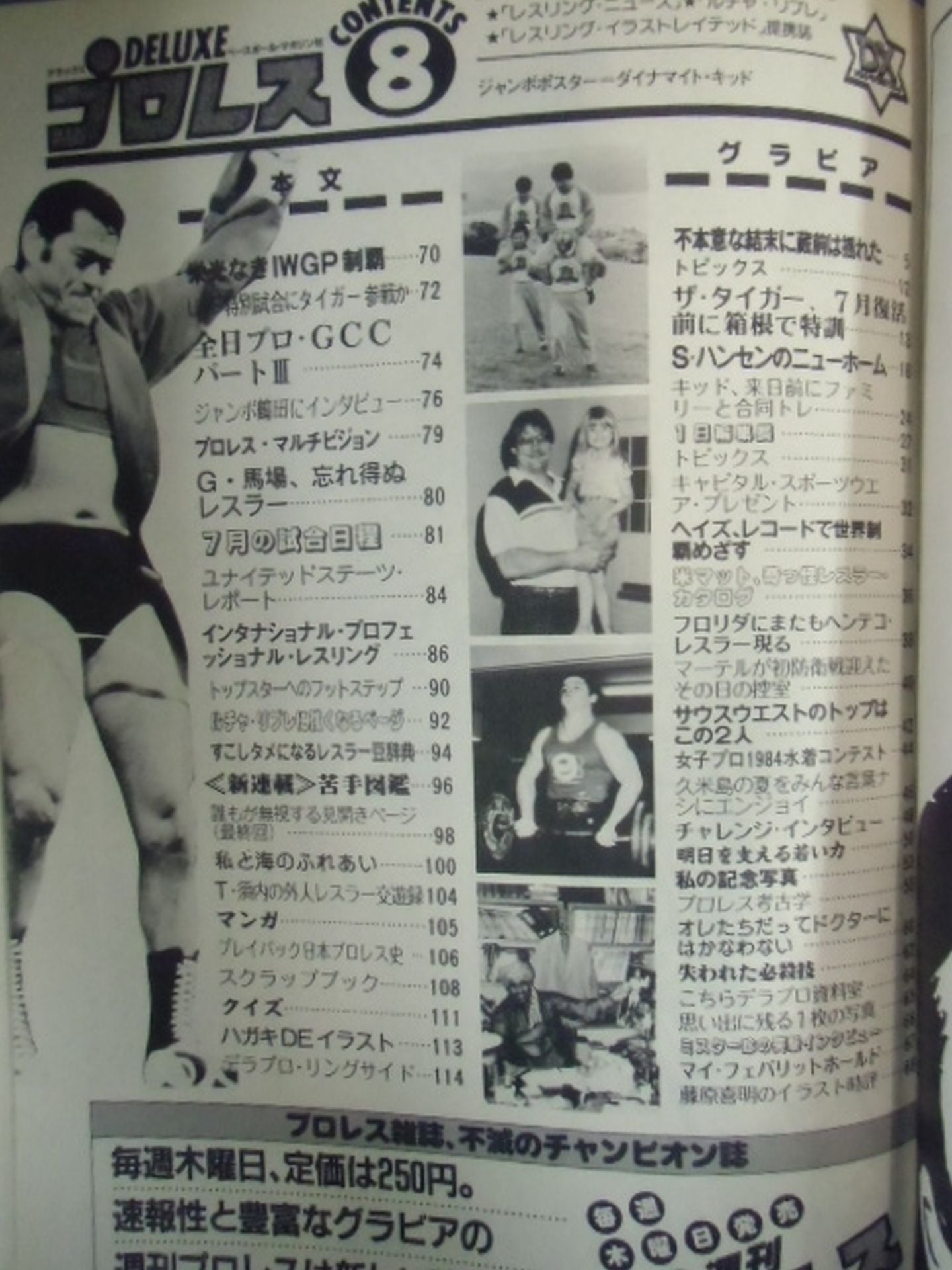 Deluxe Pro Wrestling August 1984