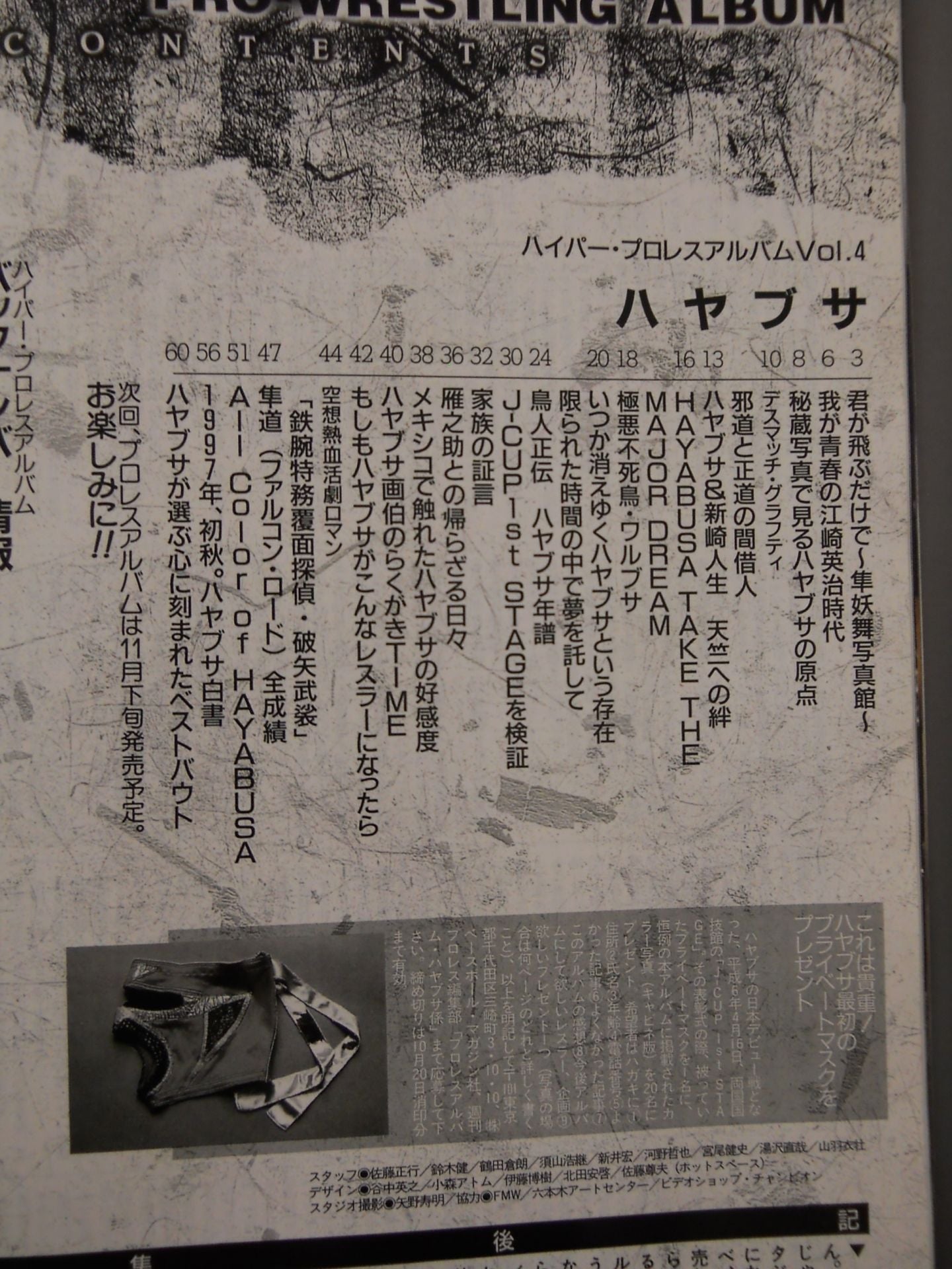 Hyper Pro Wrestling Album 4 HAYABUSA
