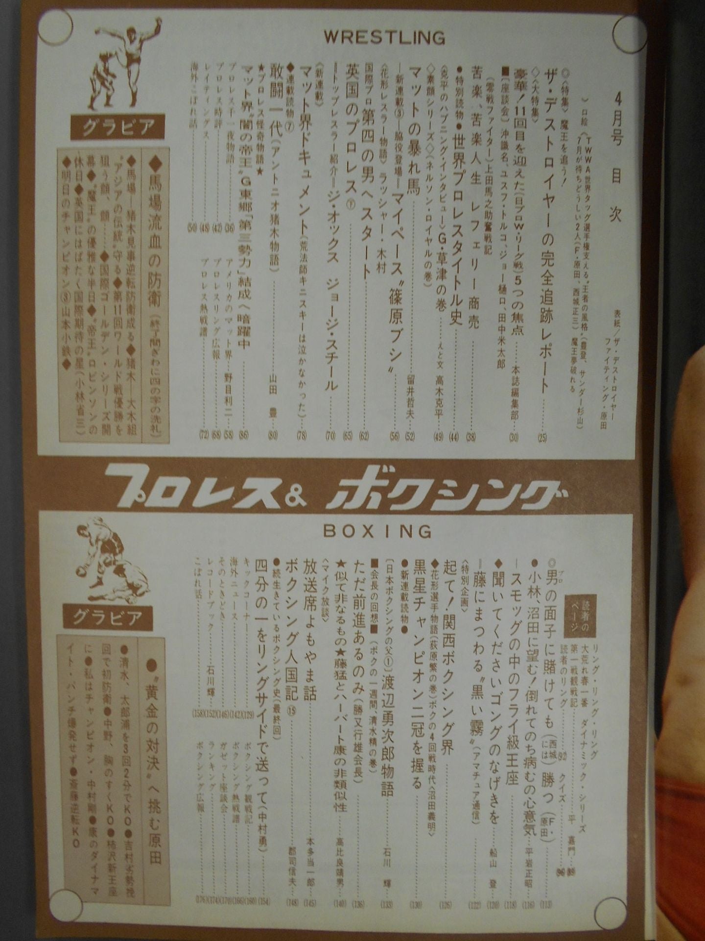 Pro Wrestling & Boxing 1969.04
