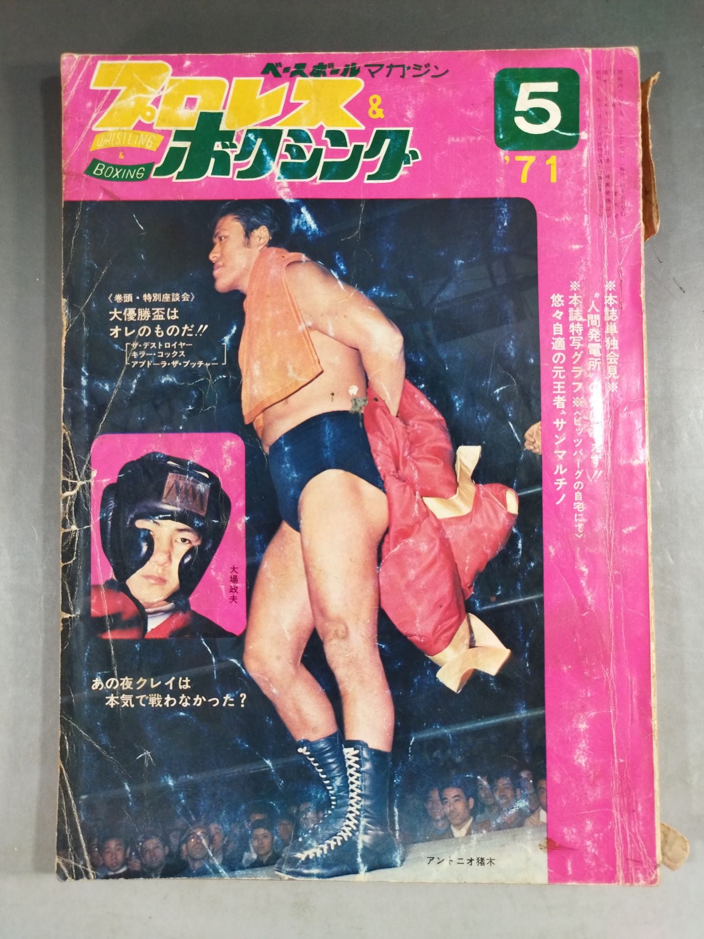 Pro Wrestling & Boxing May 1971