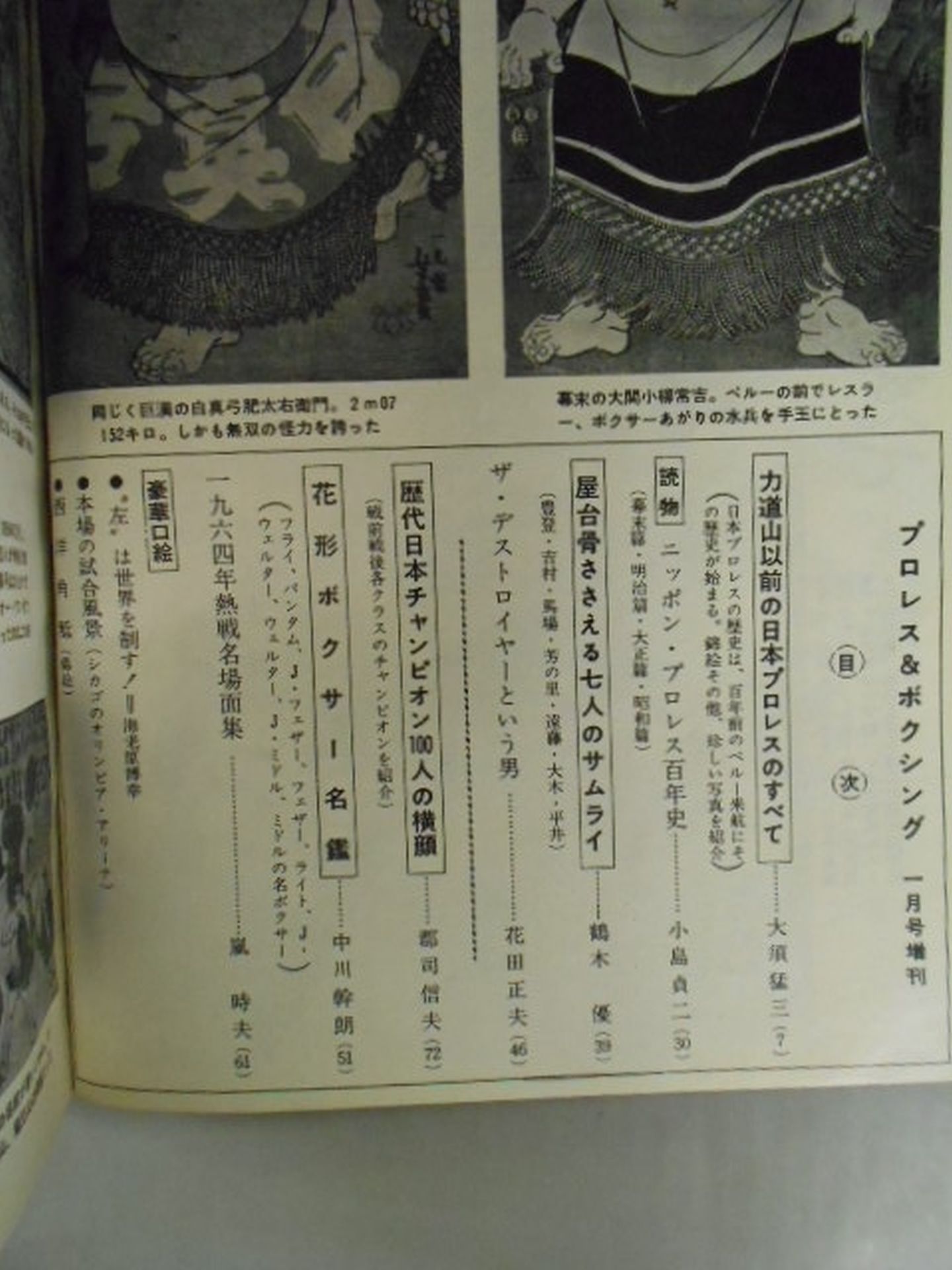 プロレス&ボクシング 1965年01月号増刊