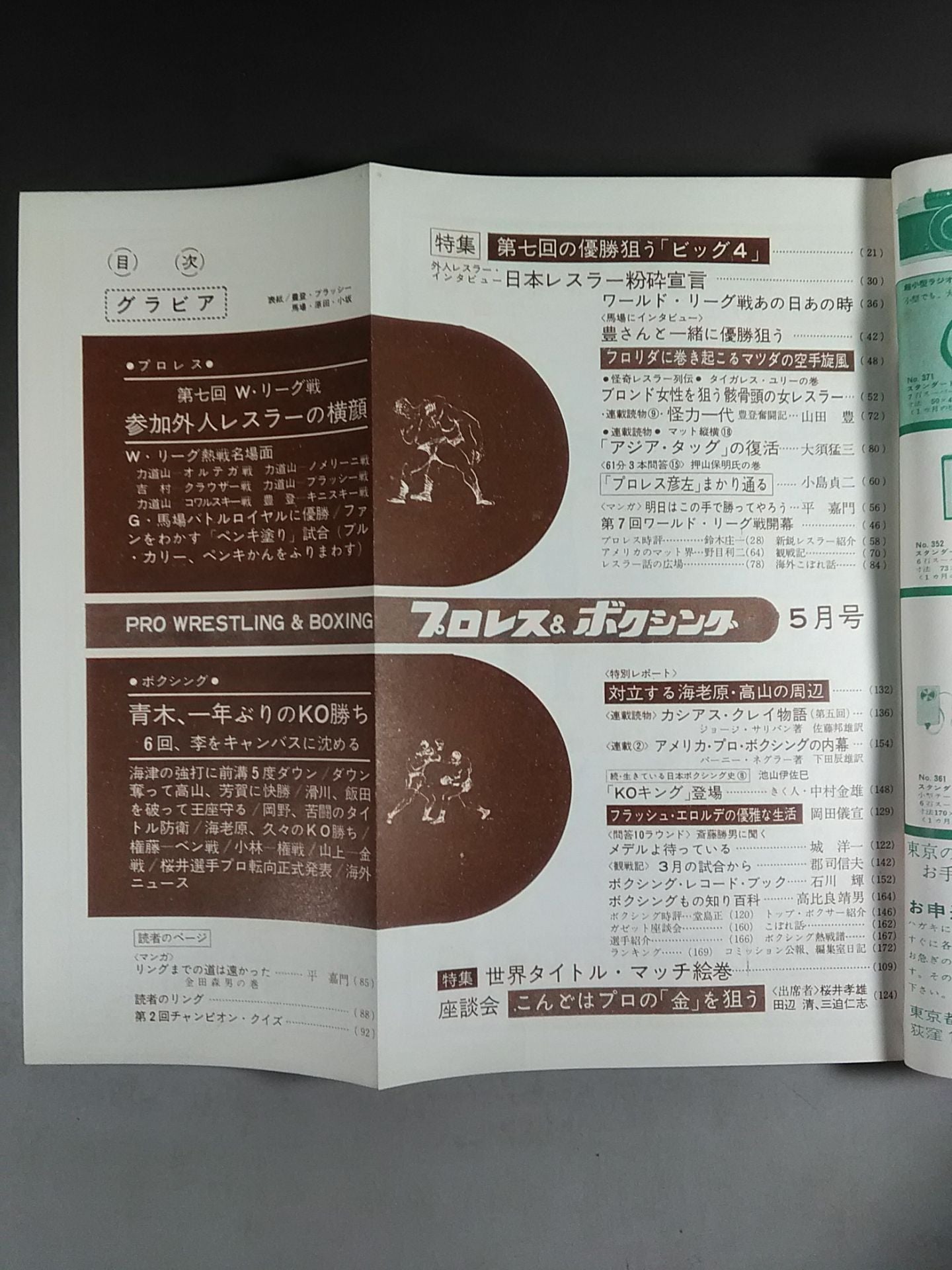 プロレス&ボクシング 1965年5月号